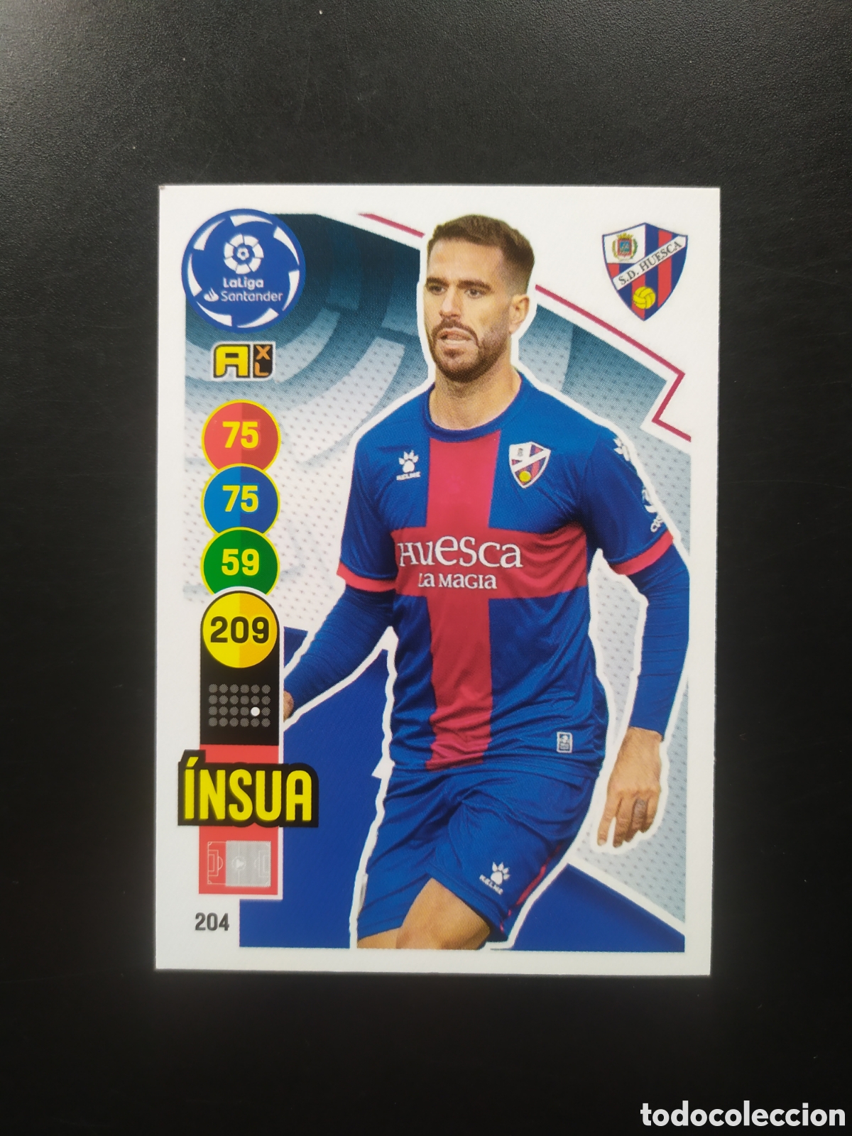 Cromos de F&uacute;tbol: Adrenalyn 2020 2021 20 21 panini Insua n&deg; 204 Huesca