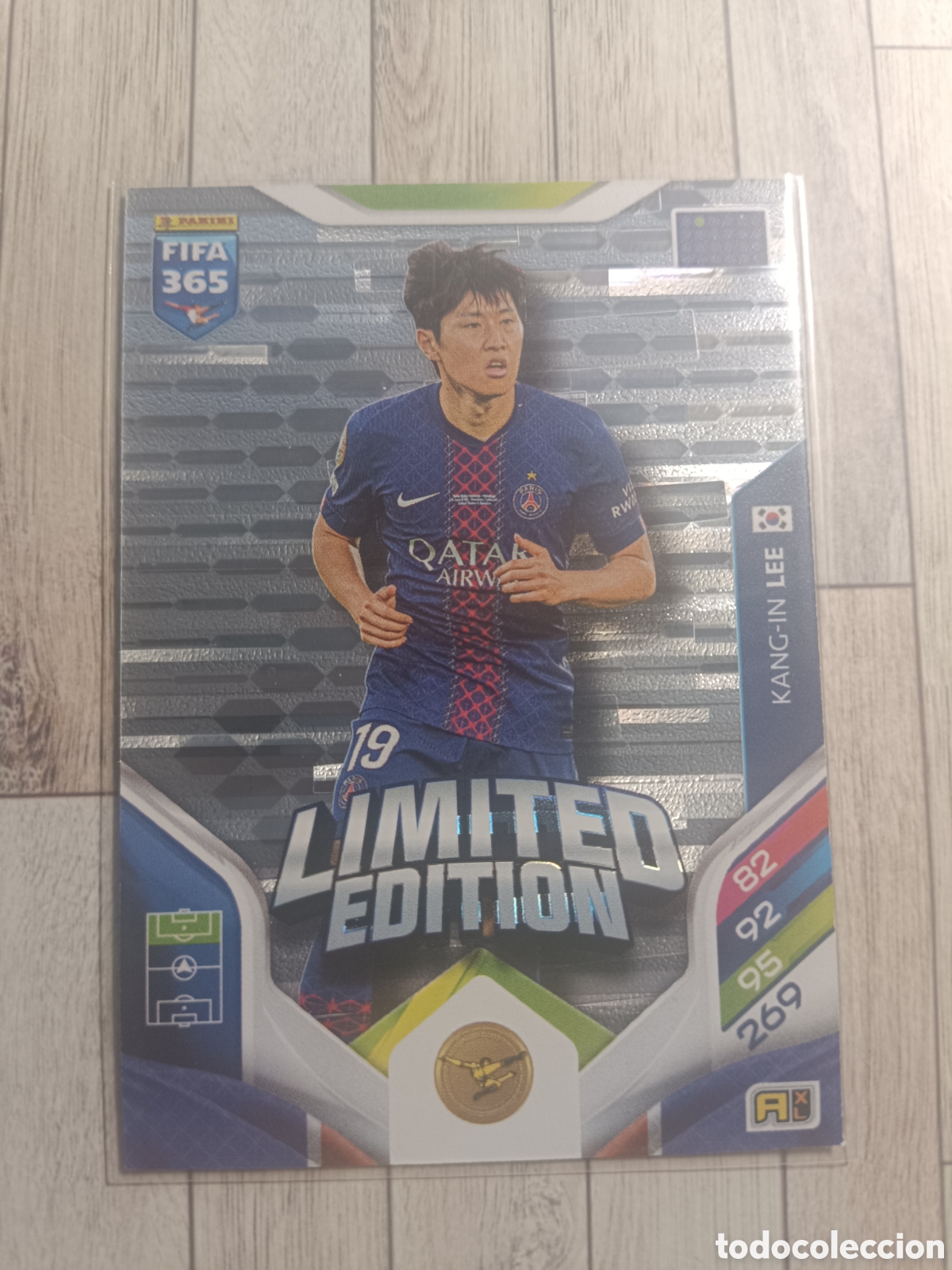 Cromos de F&uacute;tbol: KANG-IN LEE PARIS SAINT GERMAIN PSG LIMITED EDITION ADRENALYN XL FIFA 365 2025 2026 PANINI 25 26