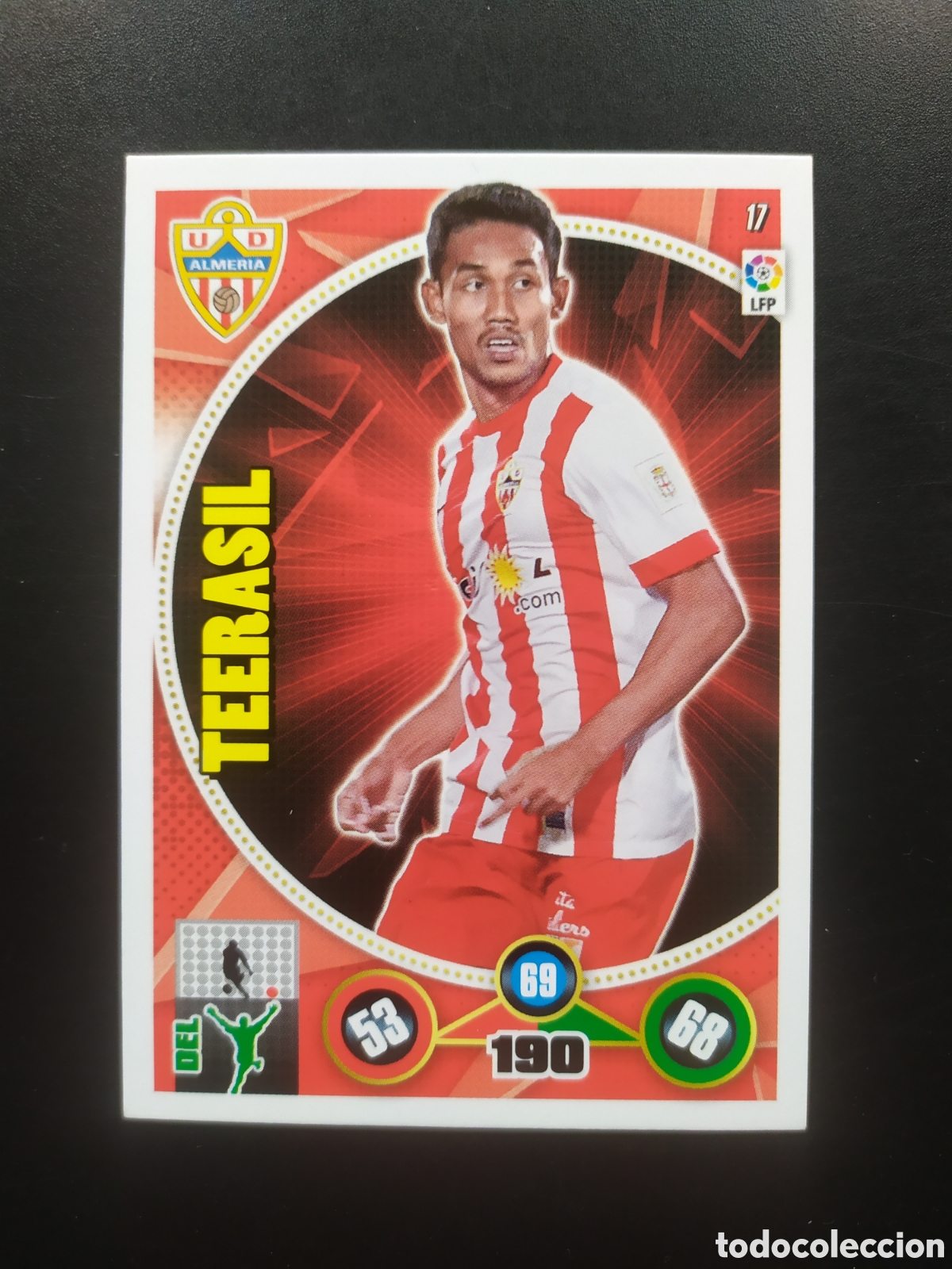 Cromos de F&uacute;tbol: Adrenalyn 2014 2015 14 15 panini Teerasil n&deg; 17 Almer&iacute;a