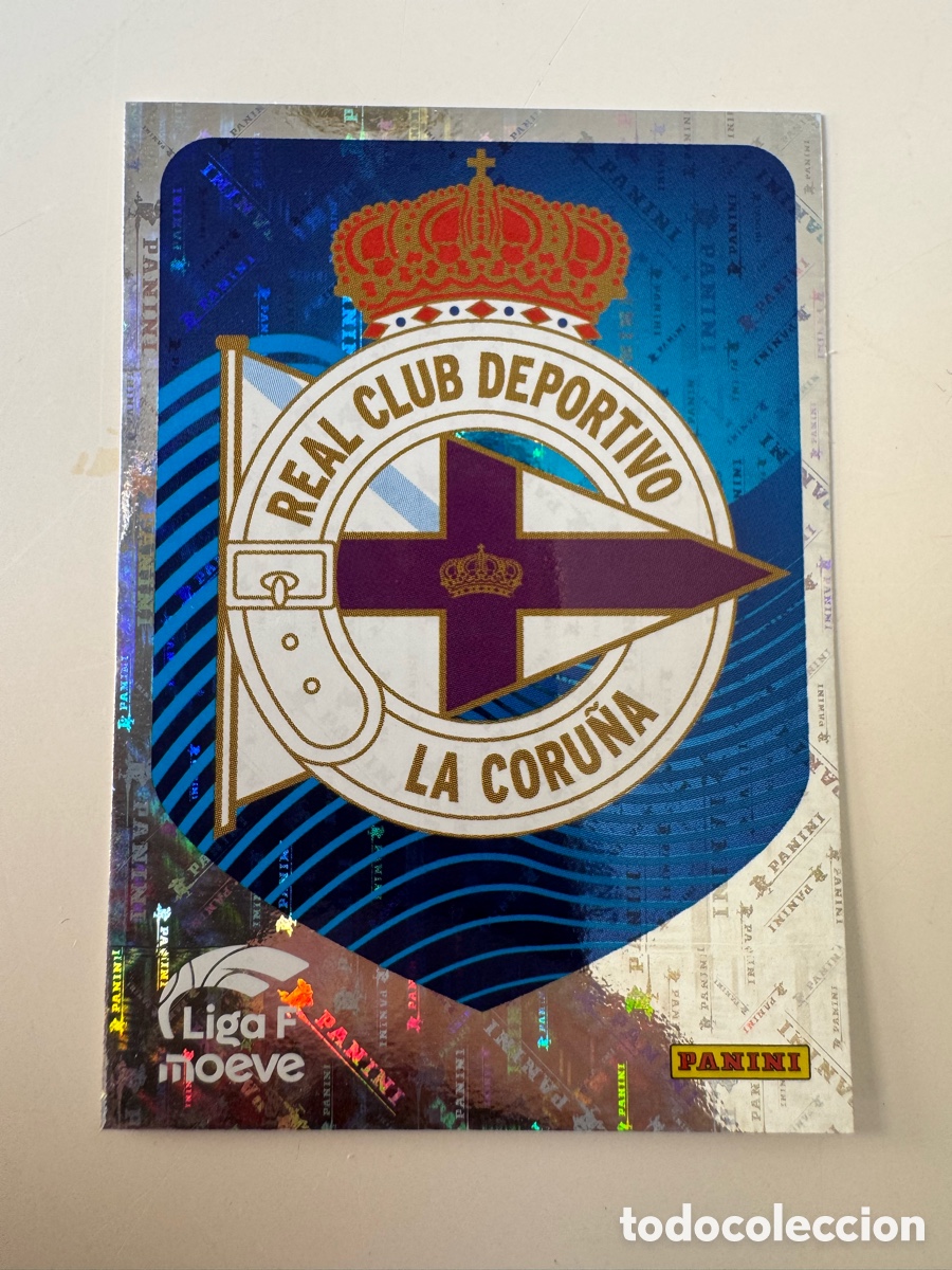 Cromos de F&uacute;tbol: PANINI ADRENALYN XL LIGA F 2025-2026 &ndash; N&ordm; 122 &ndash; Deportivo La Coru&ntilde;a ESCUDO