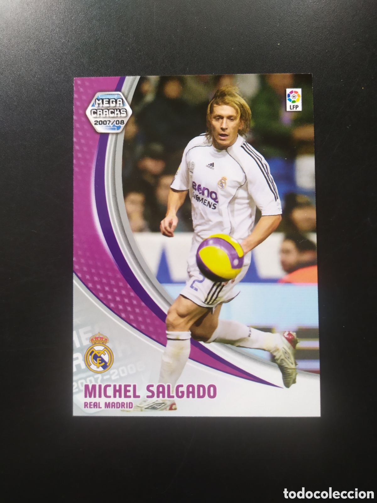 Cromos de F&uacute;tbol: Megacracks 2007 2008 07 08 panini Michel Salgado n&deg; 165 Real Madrid