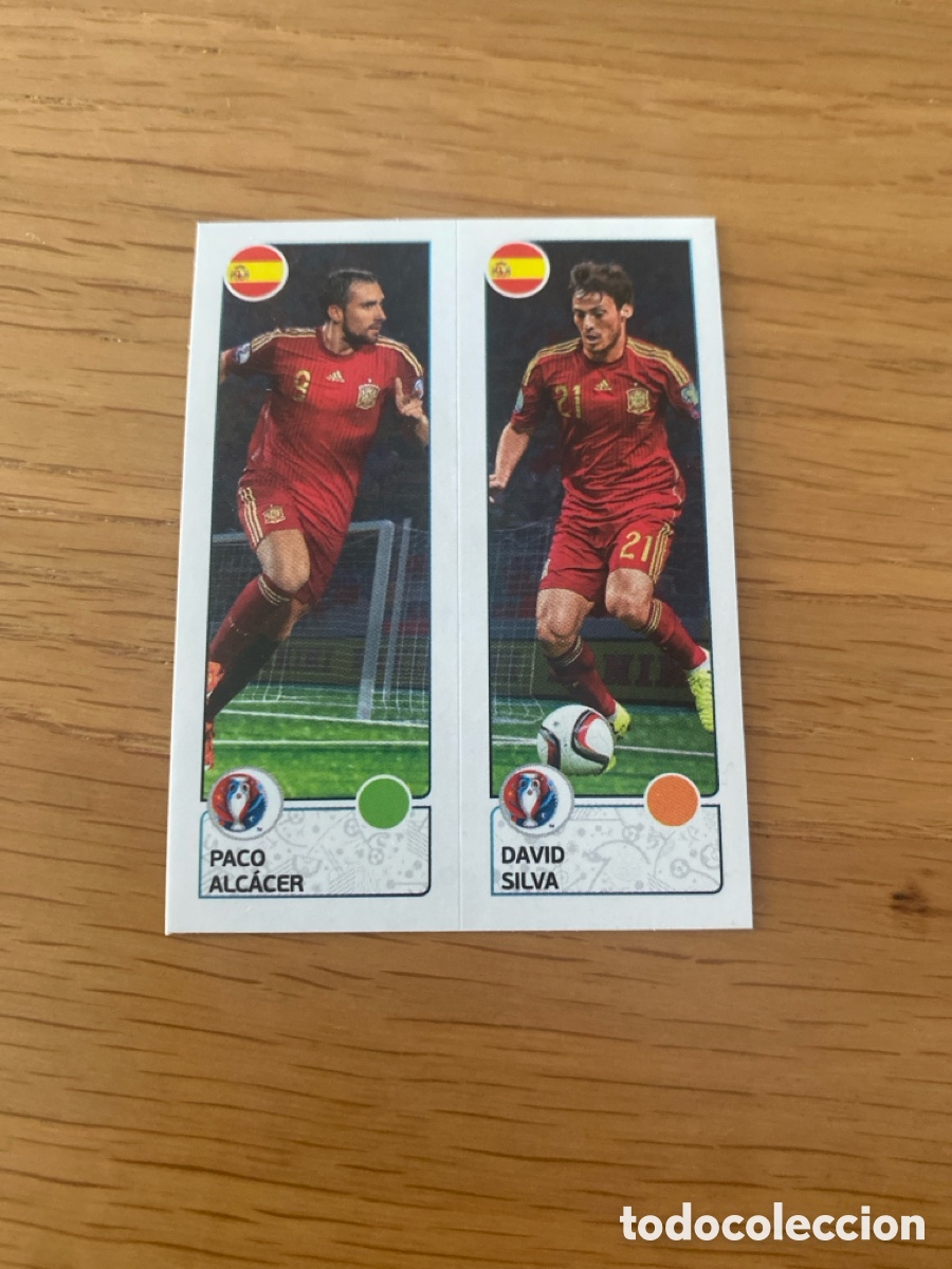 Cromos de F&uacute;tbol: Cromo panini n&uacute;mero 378 Alc&aacute;cer/Silva Euro 2016 - Stickers Eurocup &aacute;lbum