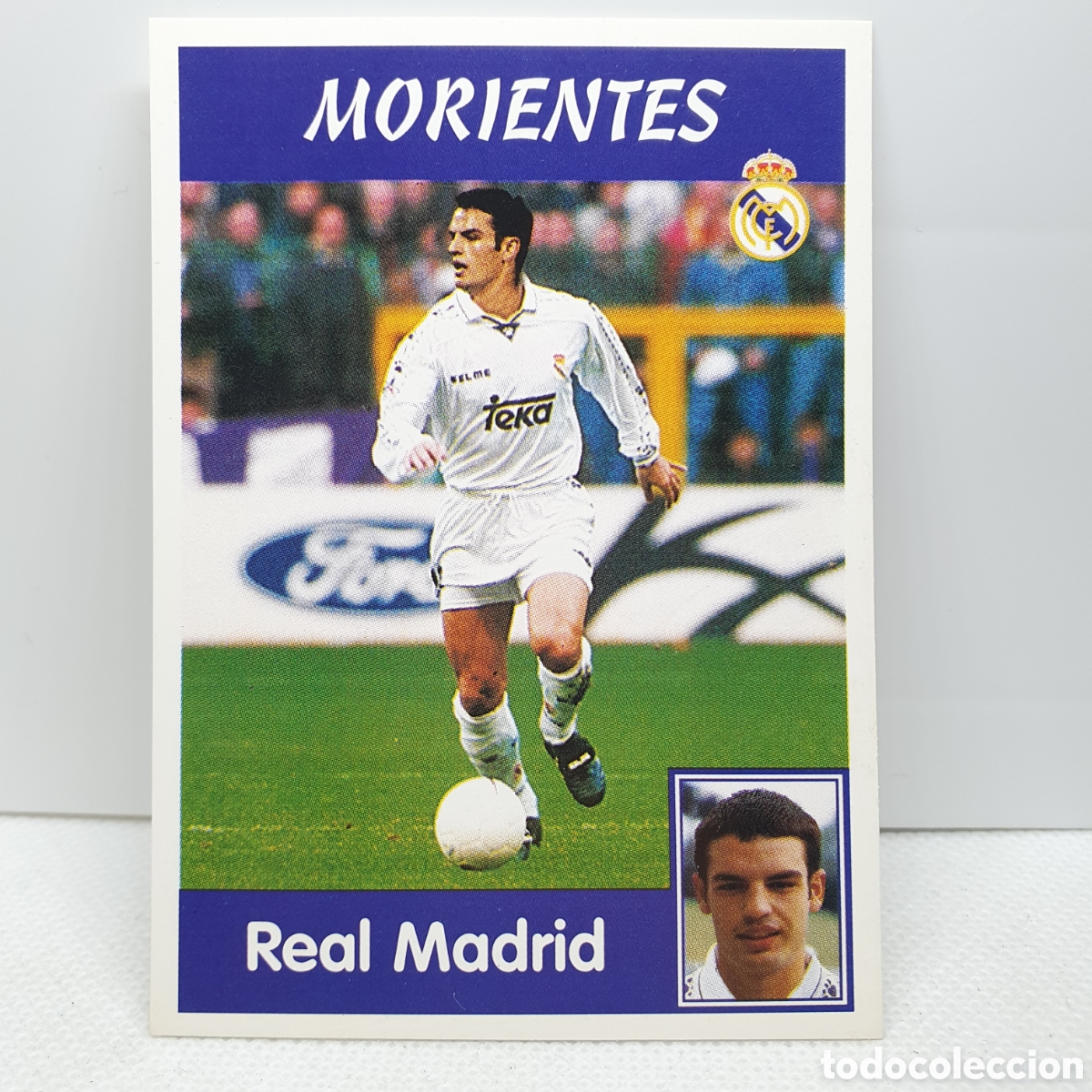 Cromos de F&uacute;tbol: ⚽️ CROMO DE FUTBOL MORIENTES REAL MADRID LIGA 97-98 PANINI SPORTS ALBUM - ESTAMPAS ADHESIVAS - CARTA