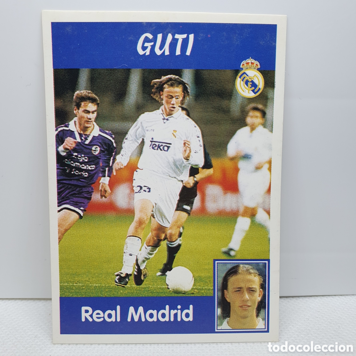 Cartes &agrave; collectionner de Football: ⚽️ CROMO DE FUTBOL GUTI REAL MADRID LIGA 97-98 PANINI SPORTS ALBUM - ESTAMPAS ADHESIVAS - CARTAS