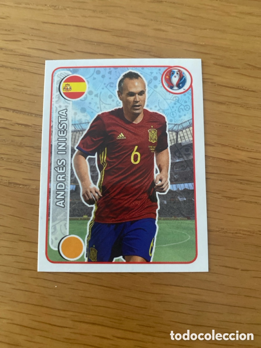 Cartes &agrave; collectionner de Football: Cromo panini n&uacute;mero 373 Iniesta Euro 2016 - Stickers Eurocup &aacute;lbum