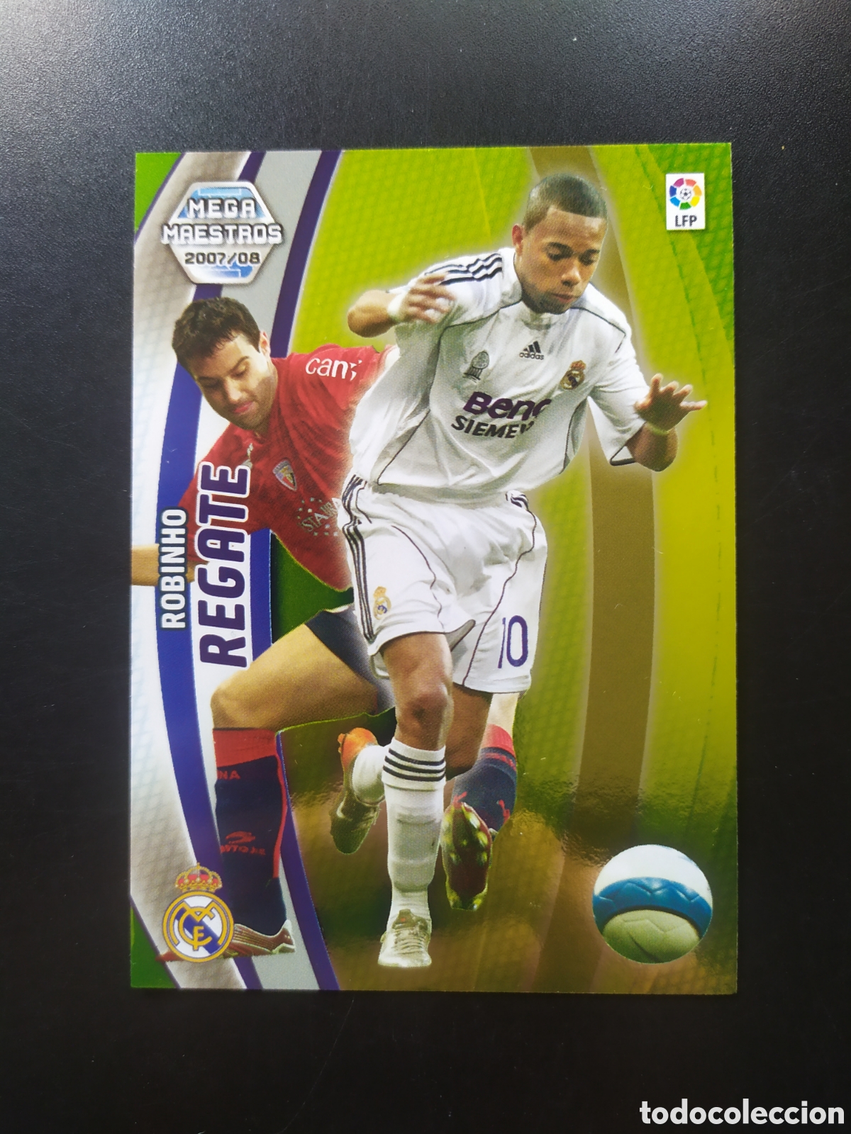 Cartes &agrave; collectionner de Football: Megacracks 2007 2008 07 08 panini Robinho maestros n&deg; 413 Real Madrid