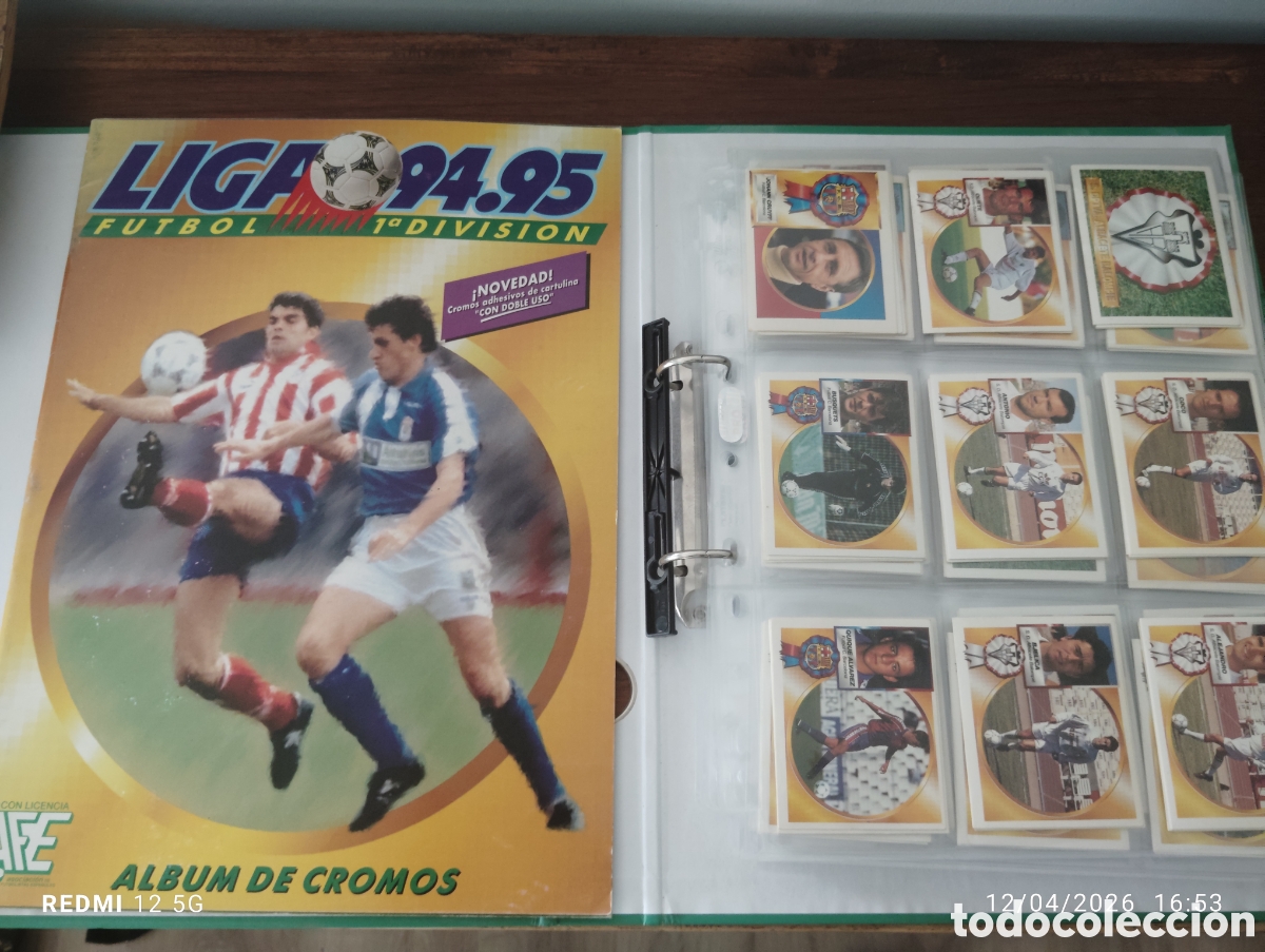 Cromos de F&uacute;tbol: Colecci&oacute;n completa sin pegar Este 1994 1995 94 95 a falta de D'alessandro