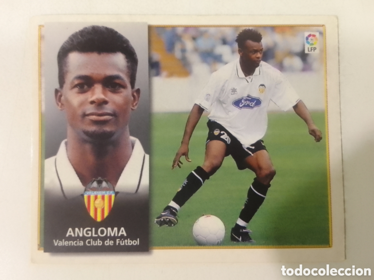 Cromos de F&uacute;tbol: Colecciones Este 98-99 Angloma &bull; Valencia.
