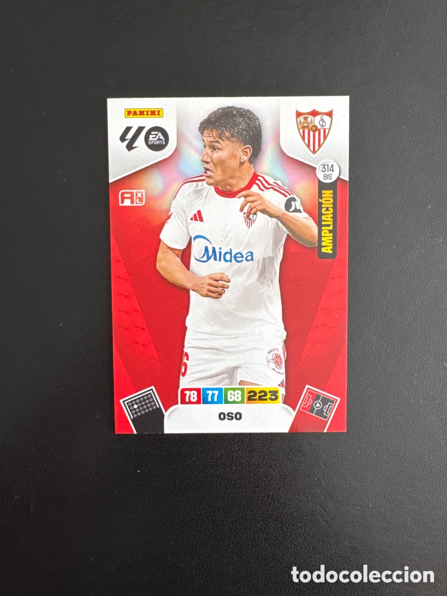Cromos de F&uacute;tbol: OSO SEVILLA NUMERO 314 BIS ADRENALYN 2025 2026
