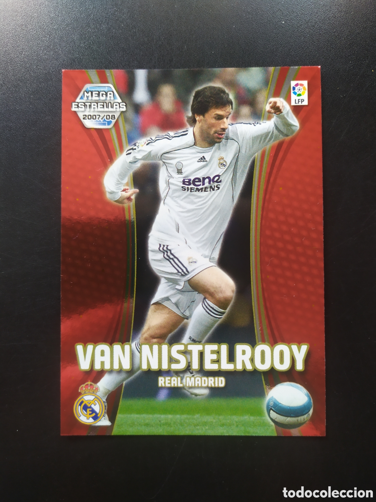 Cromos de F&uacute;tbol: Megacracks 2007 2008 07 08 panini Van Nistelrooy estrellas n&deg; 382 Real Madrid
