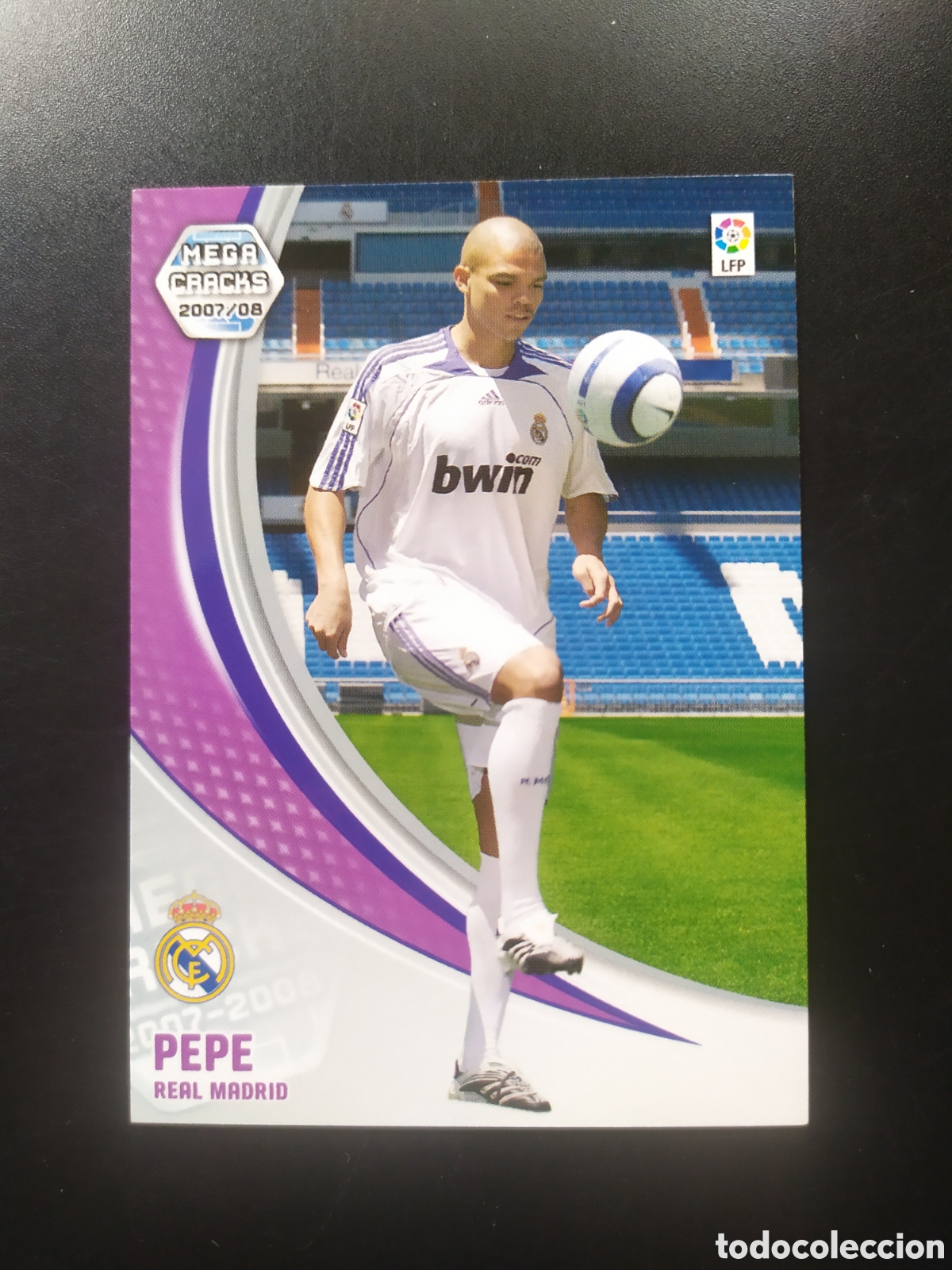 Cromos de F&uacute;tbol: Megacracks 2007 2008 07 08 panini Pepe fichaje n&deg; 168 bis Real Madrid