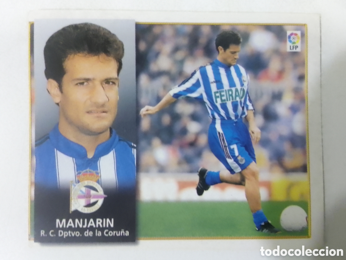 Cromos de F&uacute;tbol: Colecciones Este 98-99 Manjarin &bull; Deportivo de La Coru&ntilde;a.