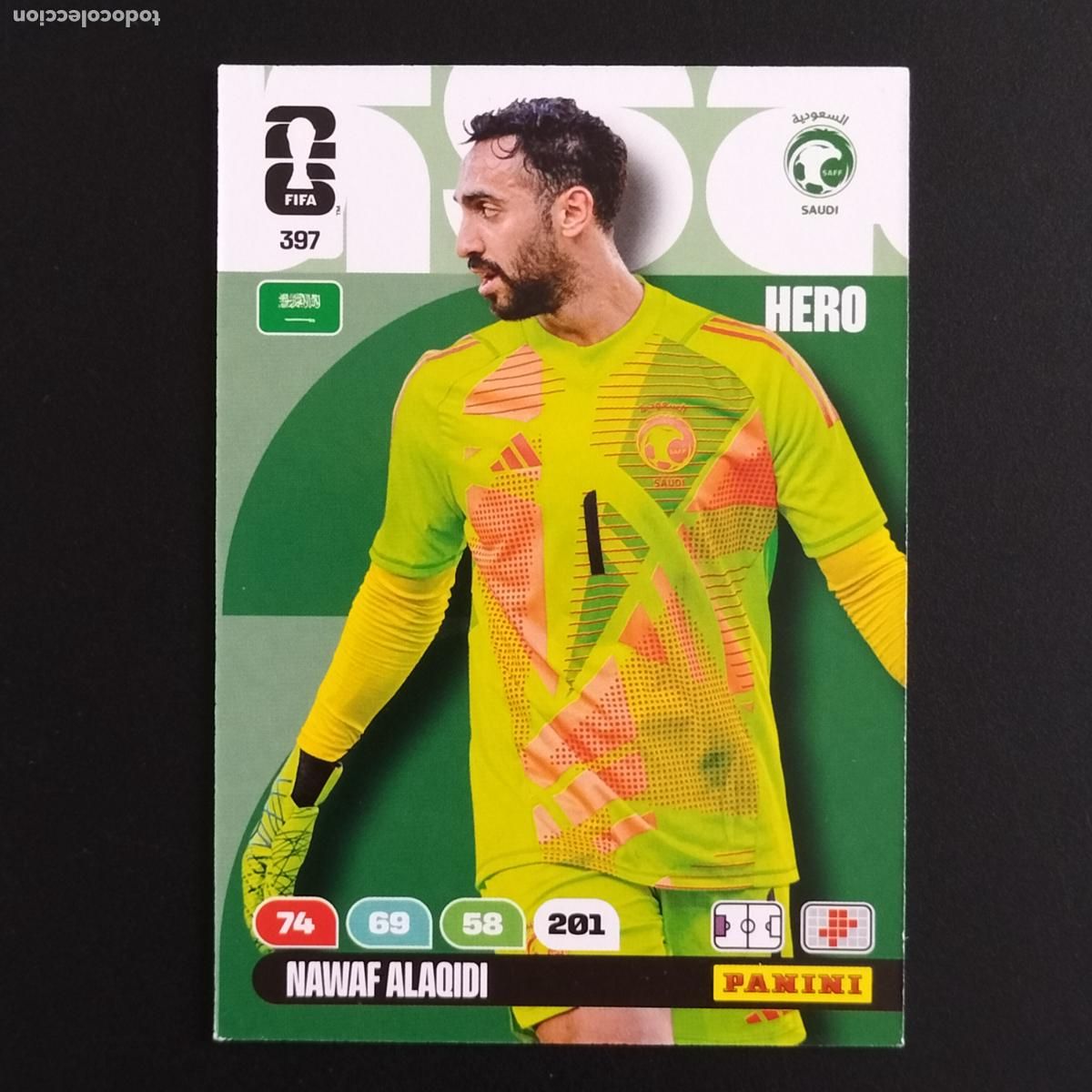 Cromos de F&uacute;tbol: 397 NAWAF ALAQIDI ARABIA SAUDI CROMOS ADRENALYN XL MUNDIAL 26 2026 FIFA WORLD CUP PANINI