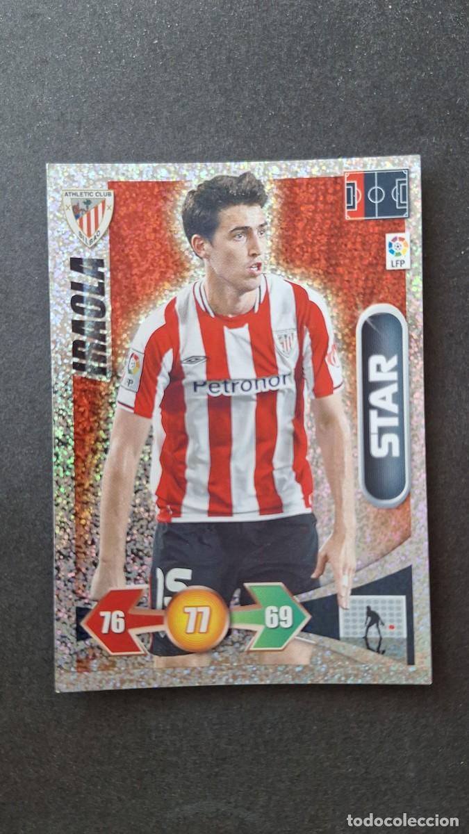 Cromos de F&uacute;tbol: L3 IRAOLA ATHLETIC DE BILBAO STAR BRILLANTINA GRUESA ADRENALYN XL LIGA 2009 2010 09 10 PANINI