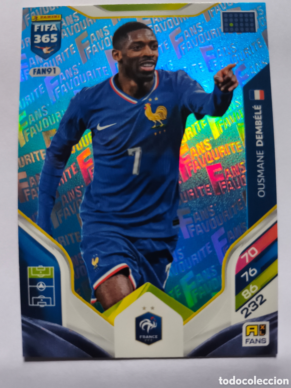 Cromos de F&uacute;tbol: FIFA365 FAN91. DEMBELE