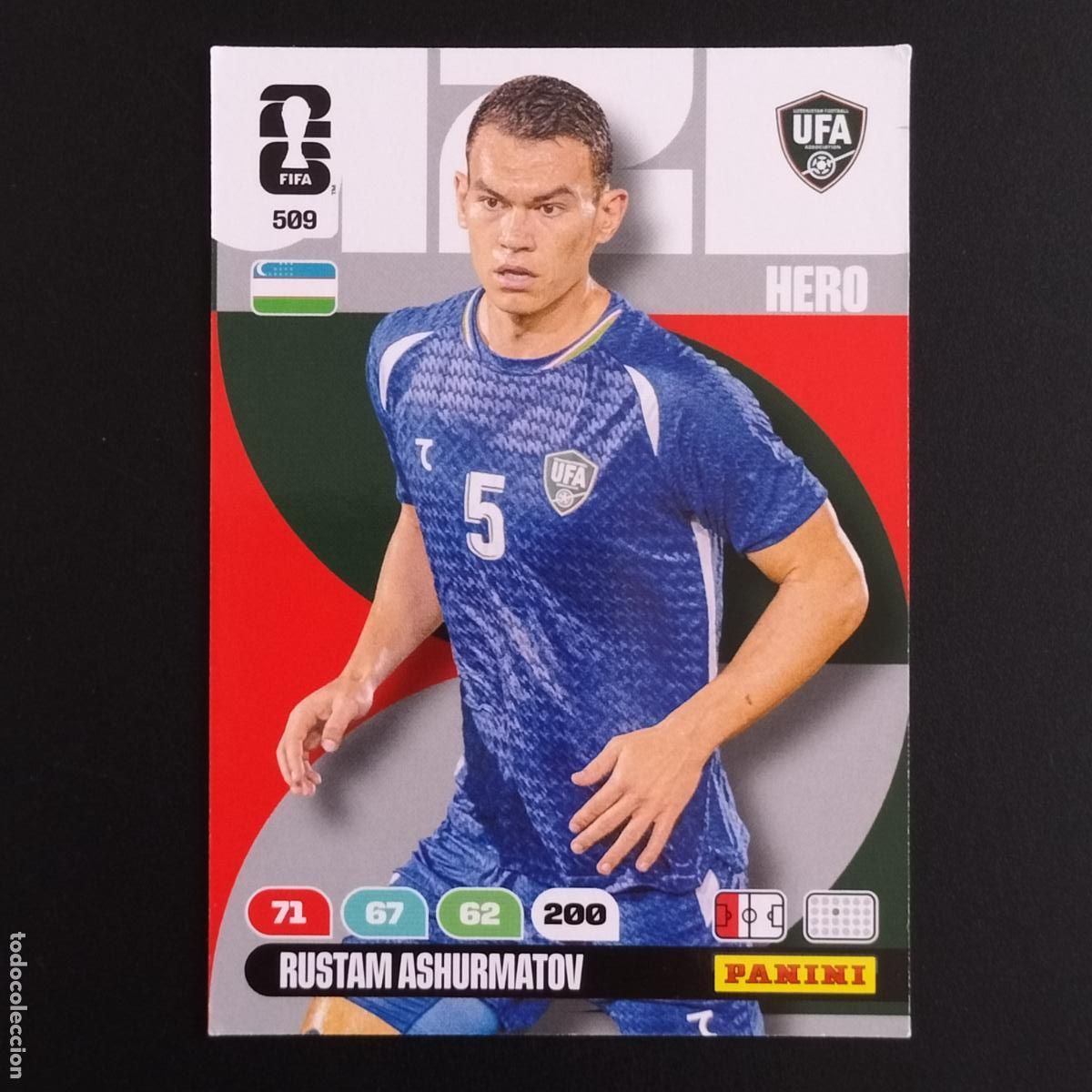 Cromos de F&uacute;tbol: 509 RUSTAM ASHURMATOV UZBEKISTAN CROMOS ADRENALYN XL MUNDIAL 26 2026 FIFA WORLD CUP PANINI