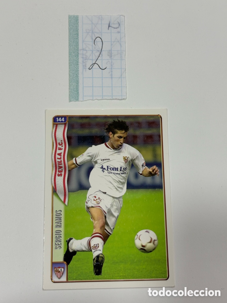 Cromos de F&uacute;tbol: Sergio Ramos 144 Rookie Fichas 2004 2005 Nuevo Mundicromo Sevilla 04 05 #617 RK1