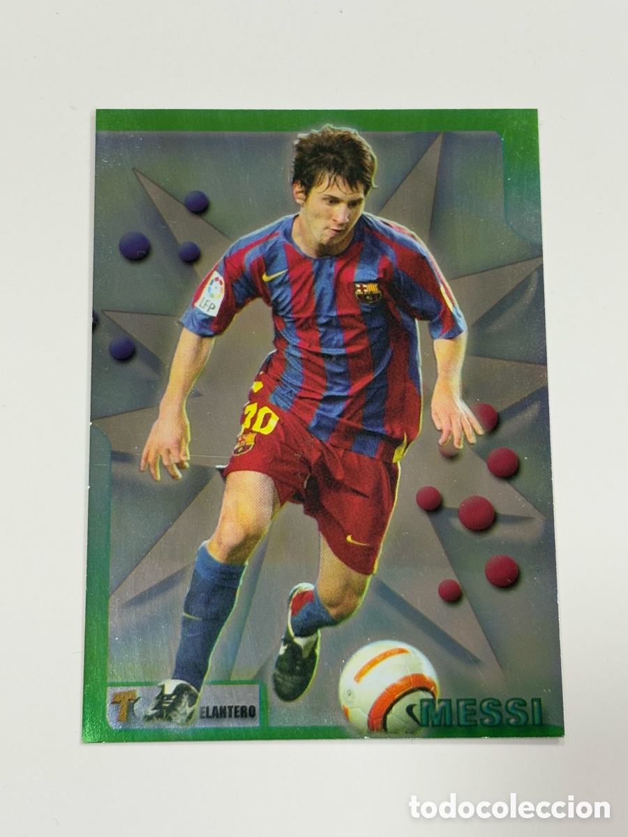 Cromos de F&uacute;tbol: Lionel Messi 181 Mundicromo 2005 Top Delantero Liga PSA 10? 2006 Barcelona