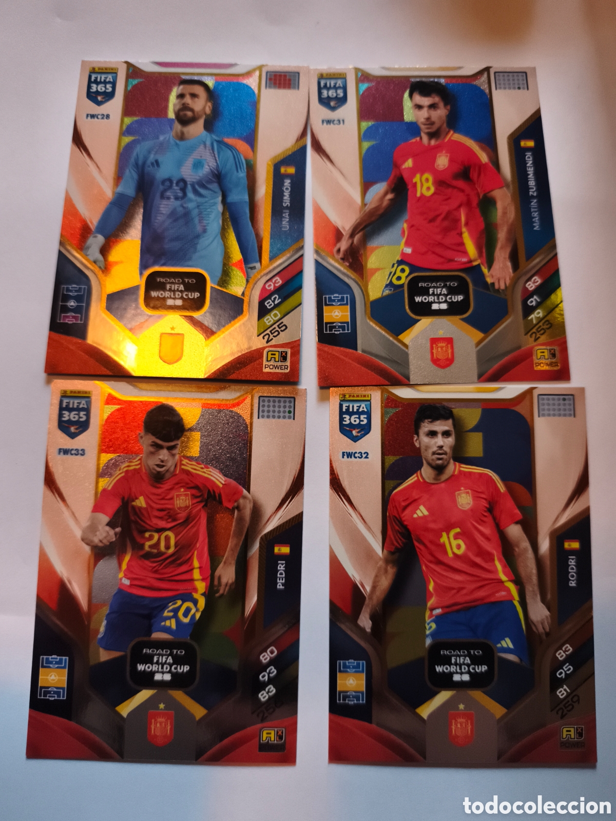 Cromos de F&uacute;tbol: FIFA365 FWC28,FWC31,FWC32,FWC33