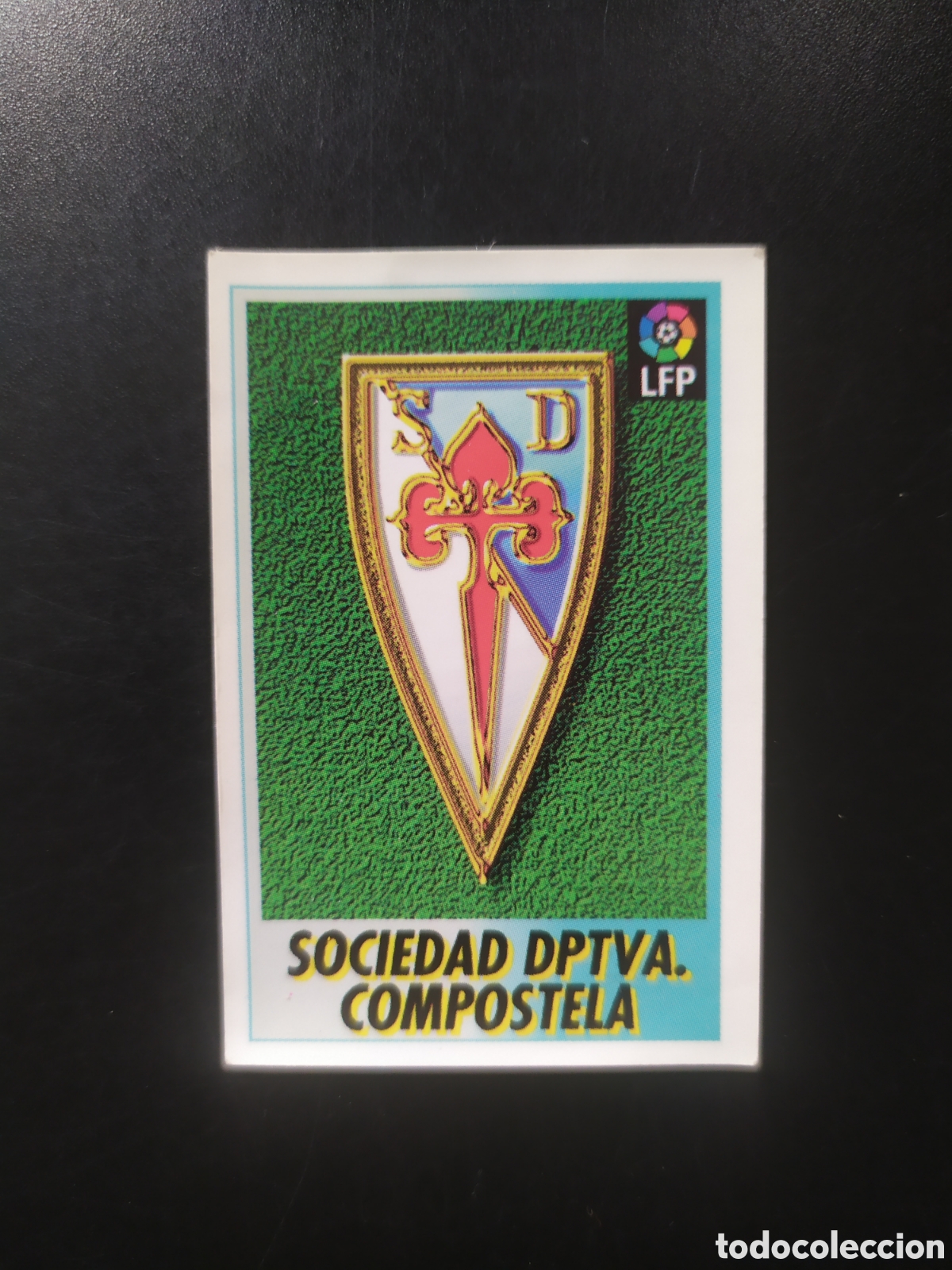 Cromos de Futebol: Bollycao 1996 1997 96 97 escudo n&deg; 53 Compostela sin pegar