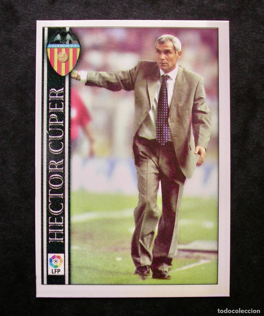 Cromos de Futebol: N&ordm; 45 H&Eacute;CTOR C&Uacute;PER DEL VALENCIA DE LAS FICHAS DE LA LIGA 2000 2001 DE MUNDICROMO