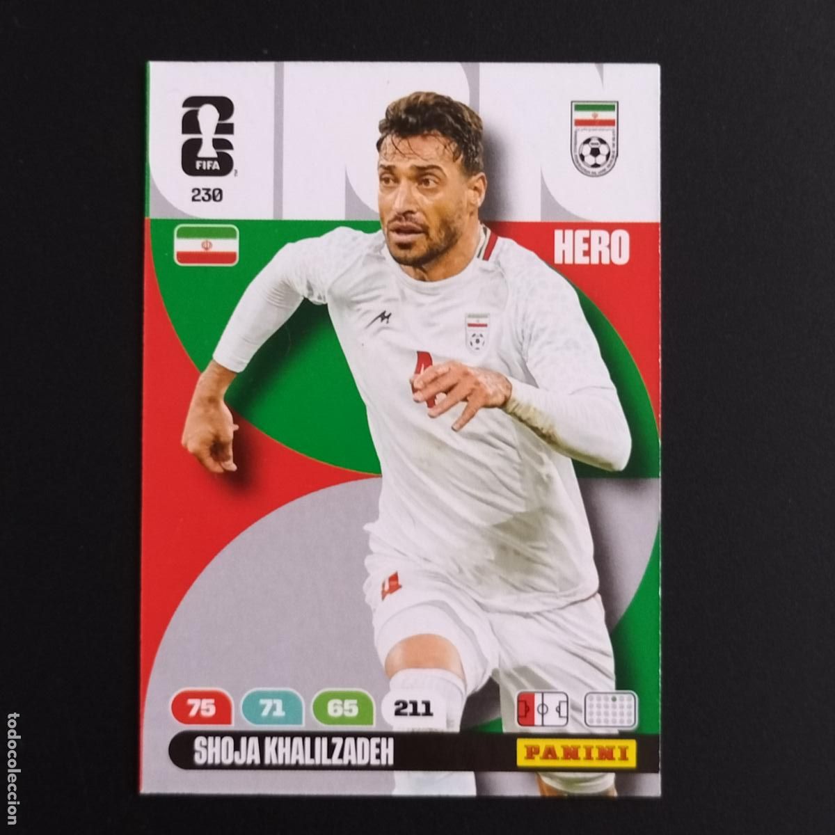 Cromos de F&uacute;tbol: 230 SHOJA KHALILZADEH IRAN CROMOS ADRENALYN XL MUNDIAL 26 2026 FIFA WORLD CUP PANINI