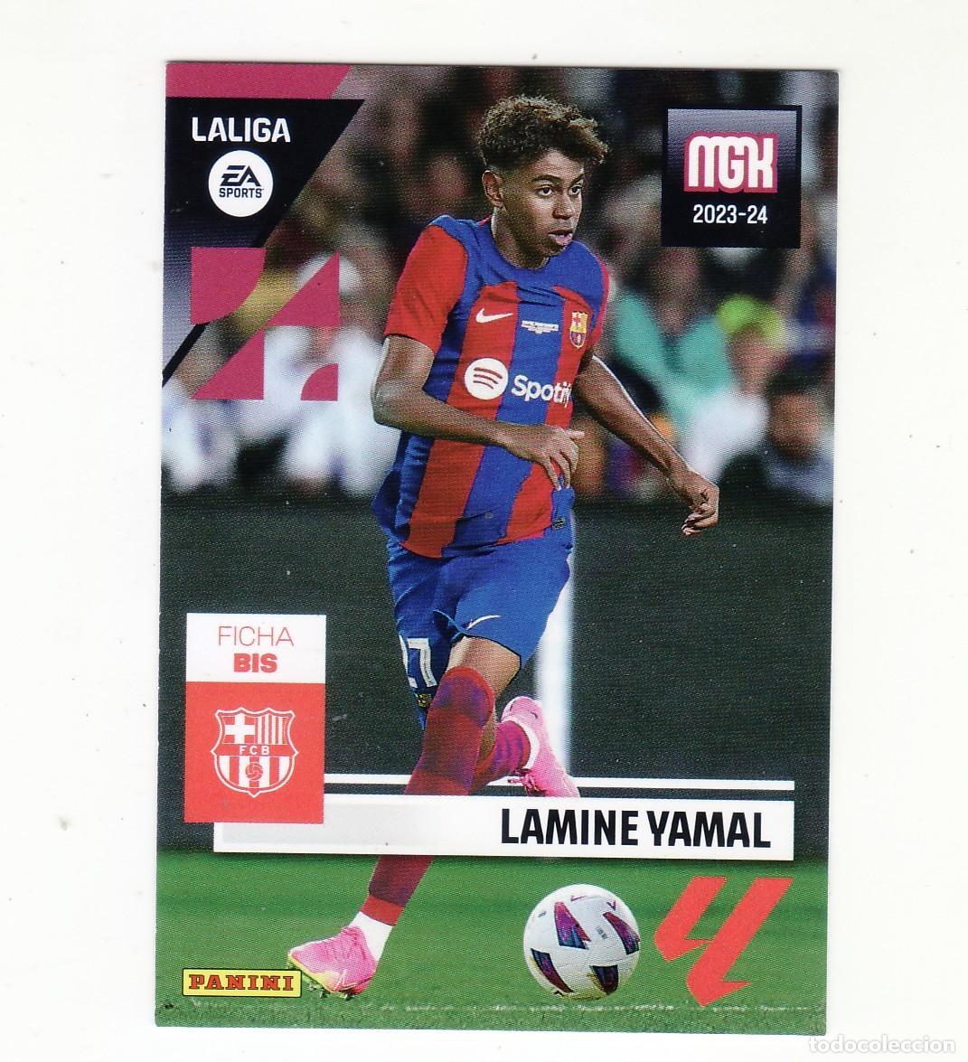 Cromos de Futebol: MEGACRACKS 2023/2024 108 BIS LAMINE YAMAL BARCELONA EDICION ESPECIAL