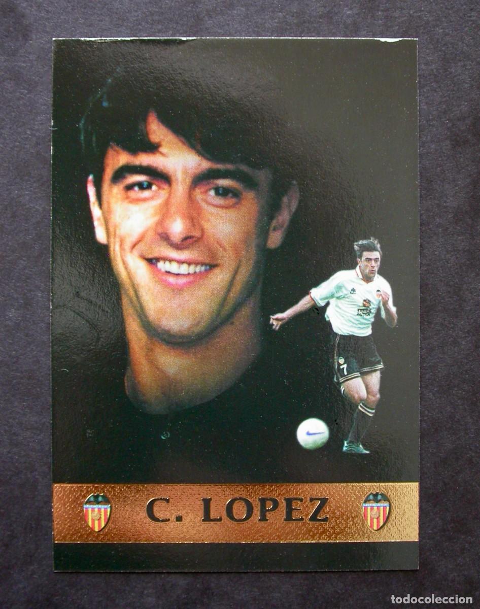 Figurine di Calcio: N&ordm; 429 CLAUDIO L&Oacute;PEZ DE LAS FICHAS DE LA LIGA 99-00 1999-2000 DE MUNDICROMO