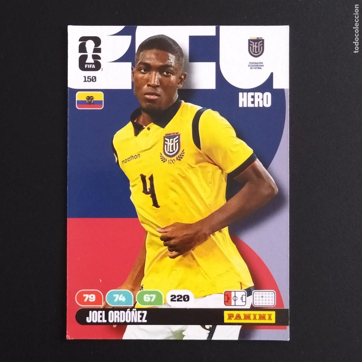 Figurine di Calcio: 150 JOEL ORDO&Ntilde;EZ ECUADOR CROMOS ADRENALYN XL MUNDIAL 26 2026 FIFA WORLD CUP PANINI