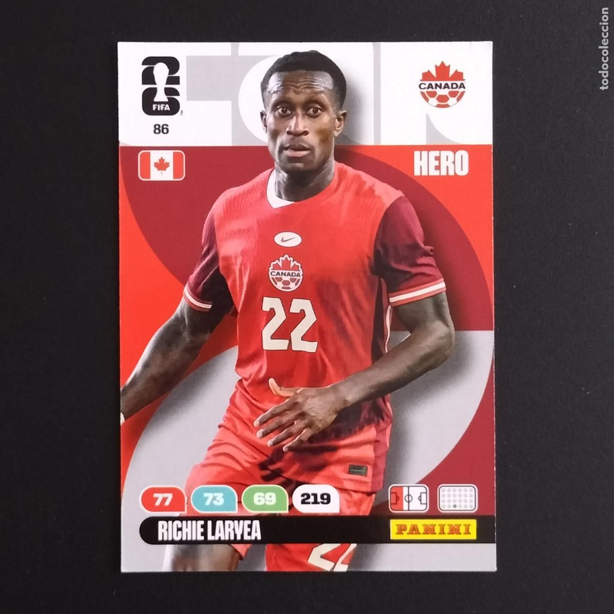 Cromos de F&uacute;tbol: 86 RICHIE LARYEA CANADA CROMOS ADRENALYN XL MUNDIAL 26 2026 FIFA WORLD CUP PANINI