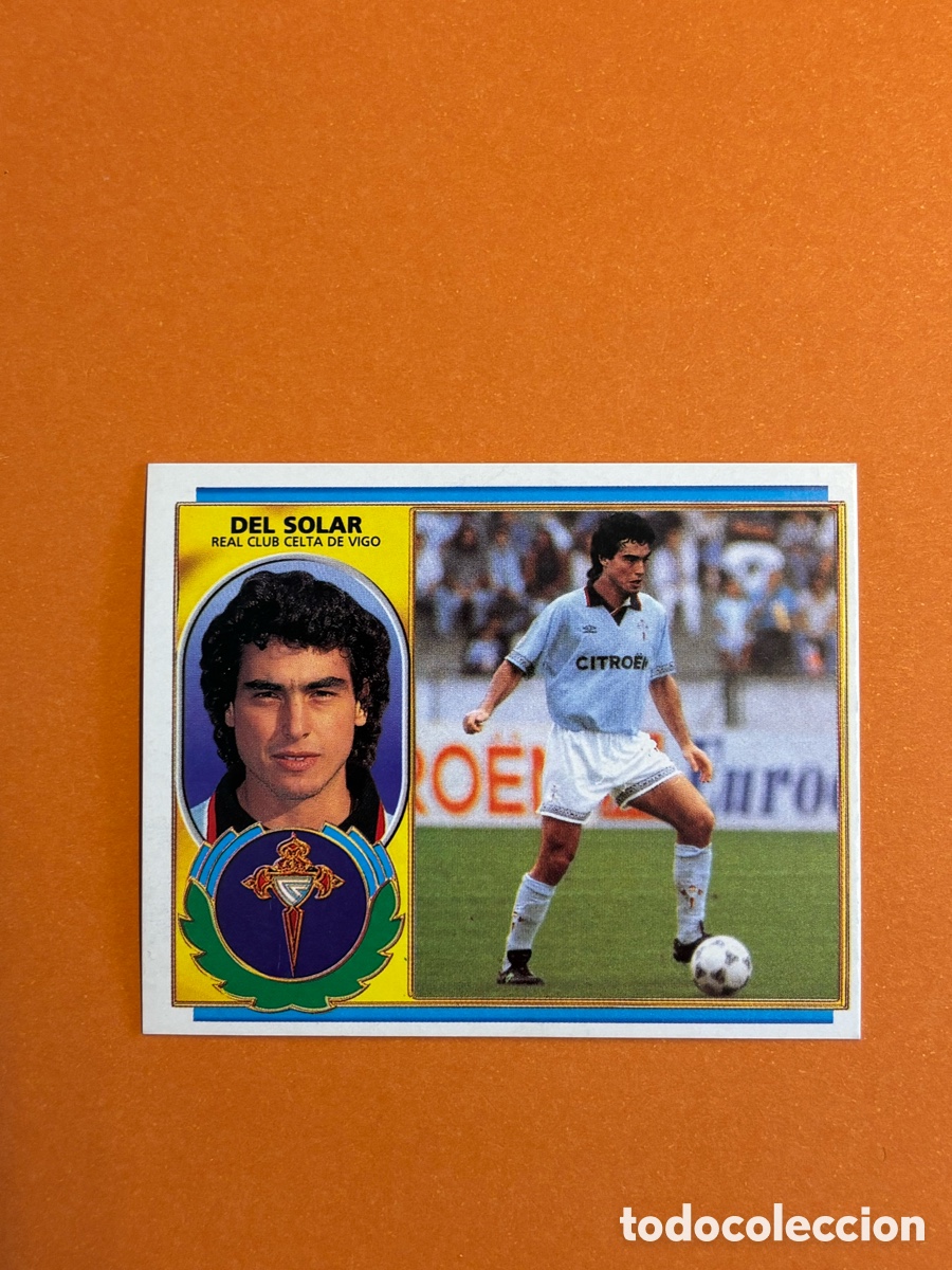 Cromos de Futebol: DEL SOLAR CELTA DE VIGO LIGA ESTE 1996/97 96 97 NUNCA PEGADO SIN PEGAR