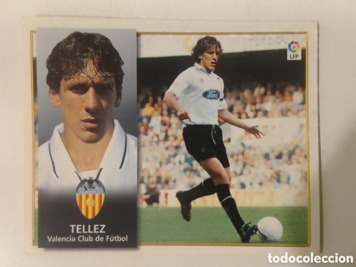 Cromos de F&uacute;tbol: Colecciones Este 98-99 T&eacute;llez &bull; Valencia. &Uacute;ltimos Fichajes n&deg; 2.