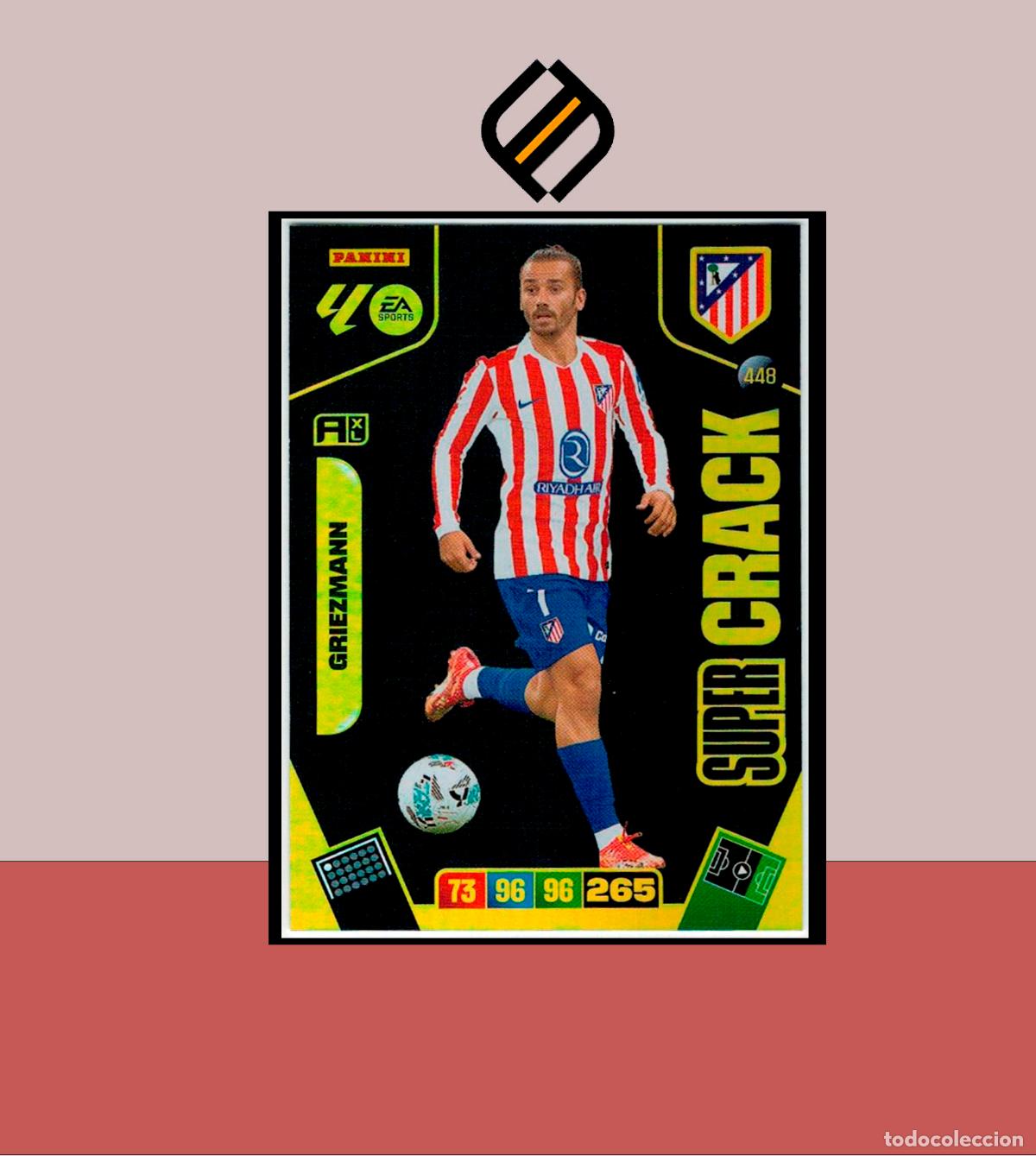 Cromos de F&uacute;tbol: ADRENALYN XL 2025 2026 PANINI N&ordm; 448 GRIEZMANN ATL&Eacute;TICO MADRID SUPER CRACKS CARD ALBUM LIGA