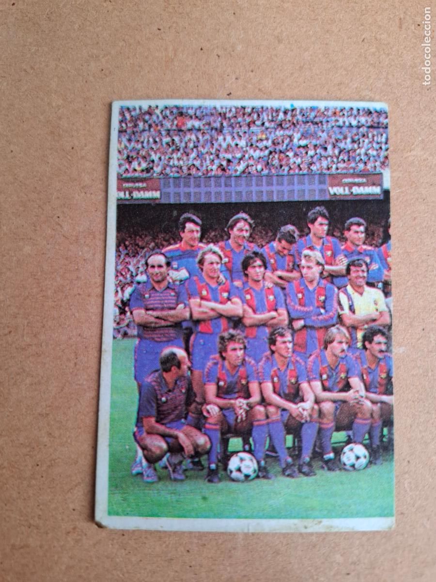 Cromos de Futebol: CROMOS CANO 86 - EQUIPO IZQUIERDA - FC. BARCELONA ( NUNCA PEGADO ) CP8