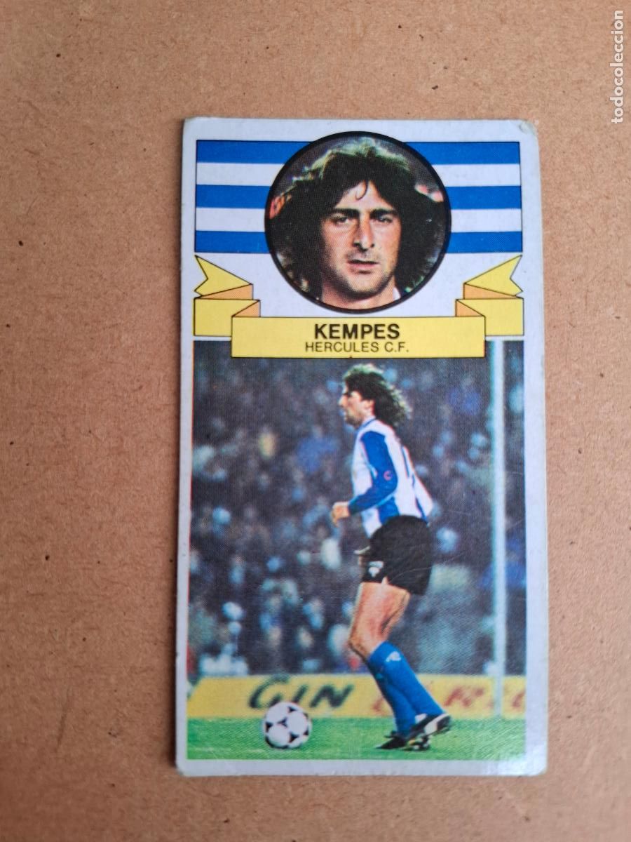 Cromos de Futebol: ESTE 85 86 1985 1986 - KEMPES - H&Eacute;RCULES CF ( NUNCA PEGADO ) CP8