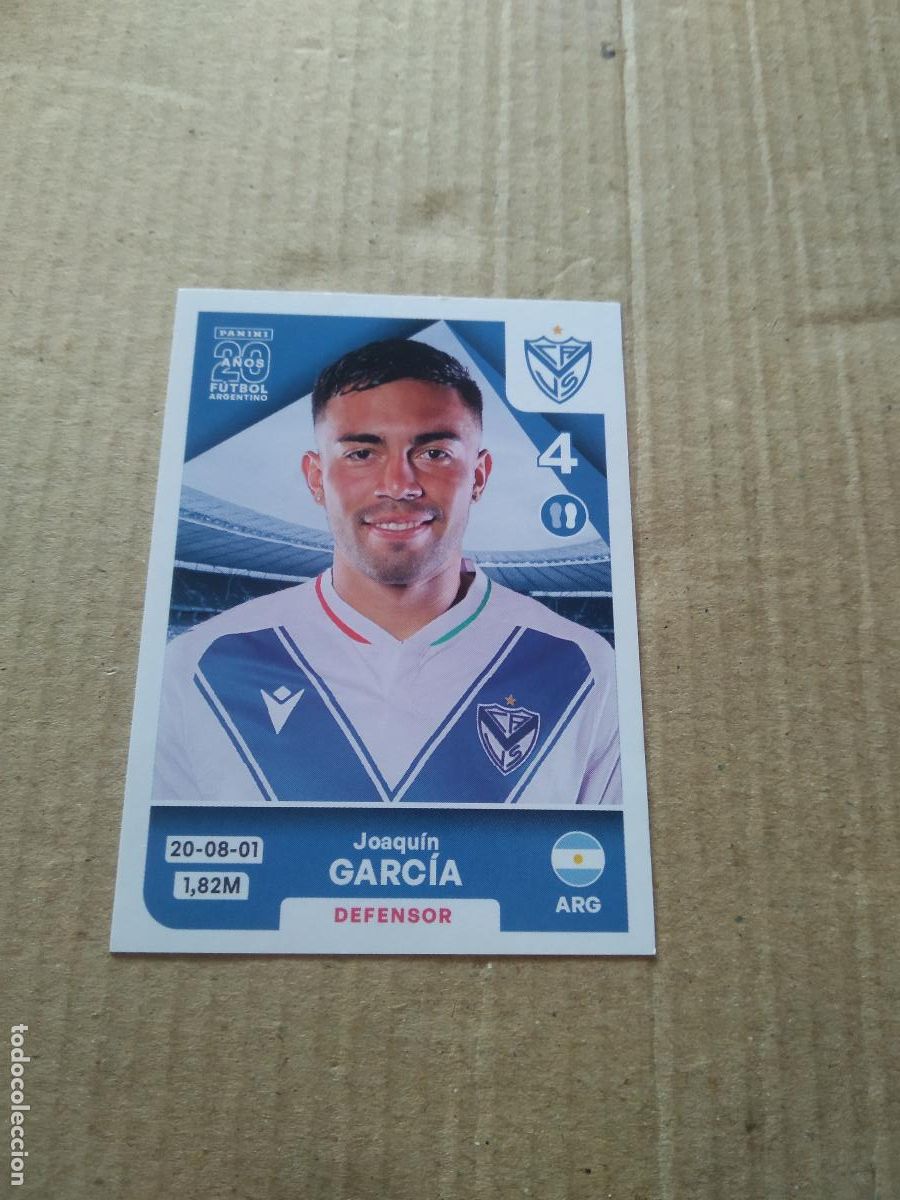 Fu&szlig;ball-Sticker: VEL 3 JOAQUIN GARCIA VELEZ CROMO FUTBOL ARGENTINO PANINI LIGA ARGENTINA 2025