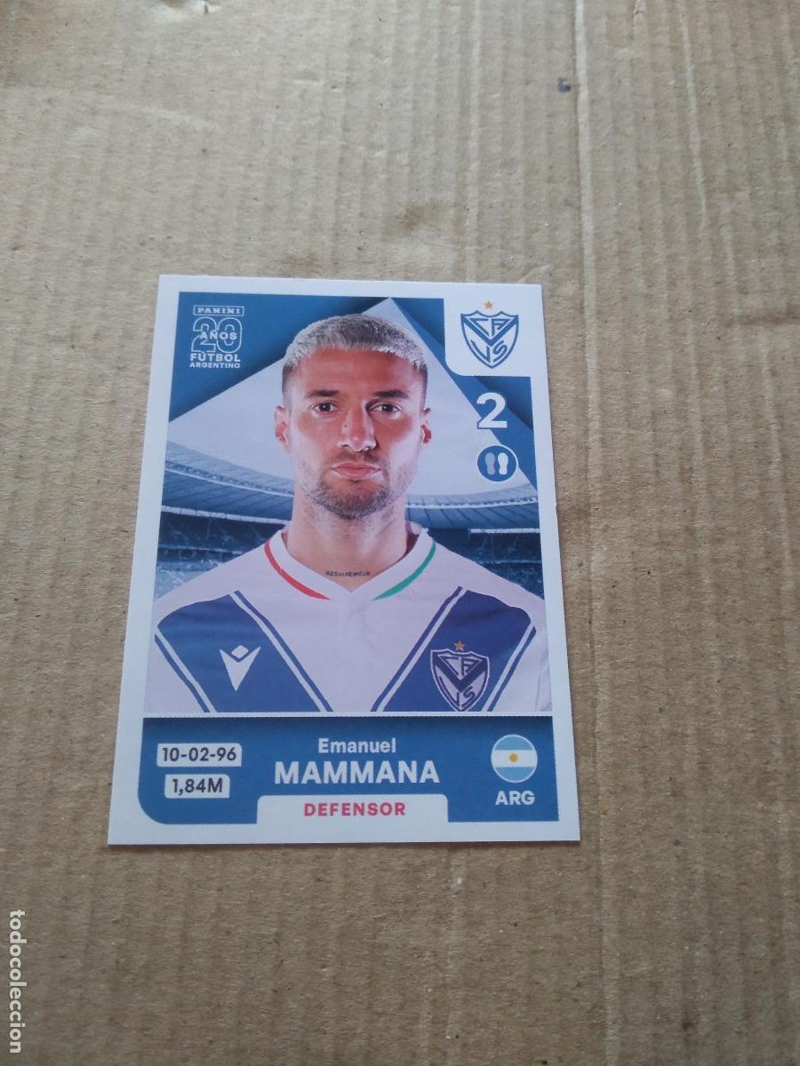 Cromos de Futebol: VEL 4 EMANUEL MAMMANA VELEZ CROMO FUTBOL ARGENTINO PANINI LIGA ARGENTINA 2025