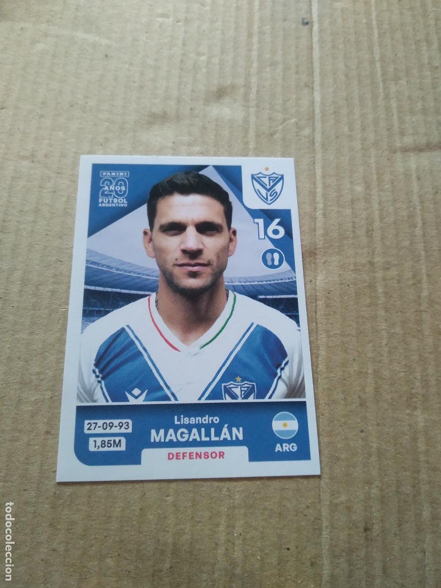 Cromos de Futebol: VEL 7 LISANDRO MAGALLAN VELEZ CROMO FUTBOL ARGENTINO PANINI LIGA ARGENTINA 2025