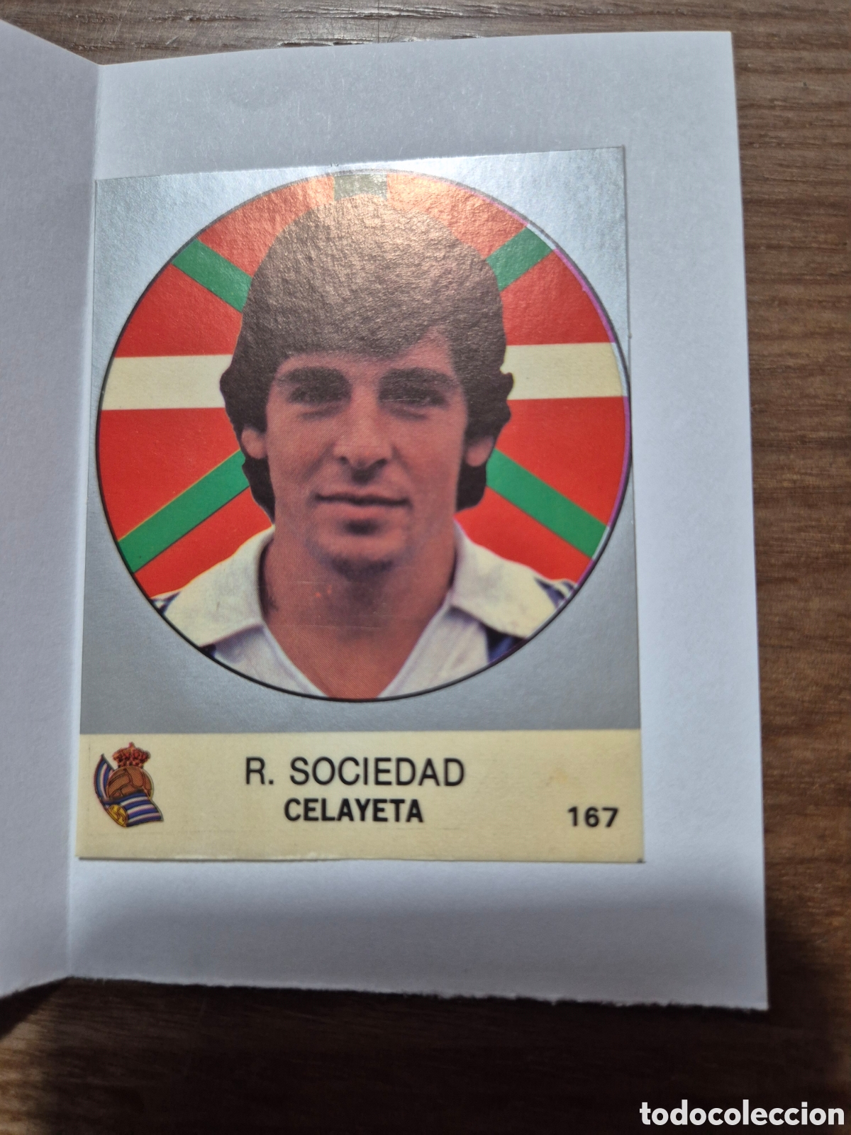 Cromos de Futebol: CELAYETA R. SOCIEDAD N&ordm; 167 LIGA 83 - 84 J. MERCHANTE