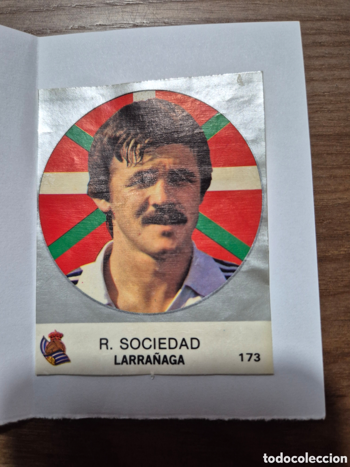 Cromos de Futebol: LARRA&Ntilde;AGA R. SOCIEDAD N&ordm; 173 LIGA 83 - 84 J. MERCHANTE