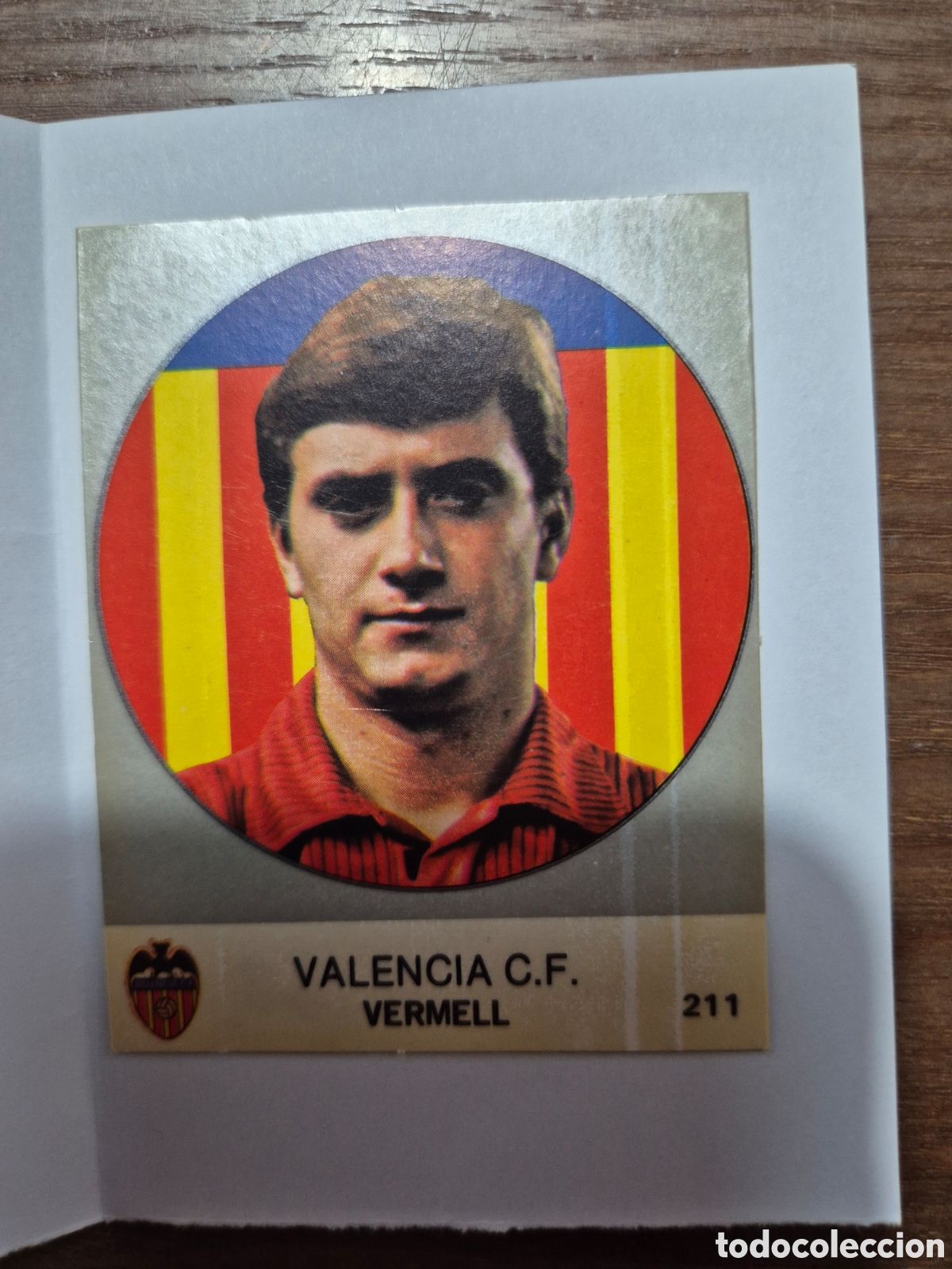 Cromos de Futebol: VERMELL VALENCIA N&ordm; 211 LIGA 83 - 84 J. MERCHANTE