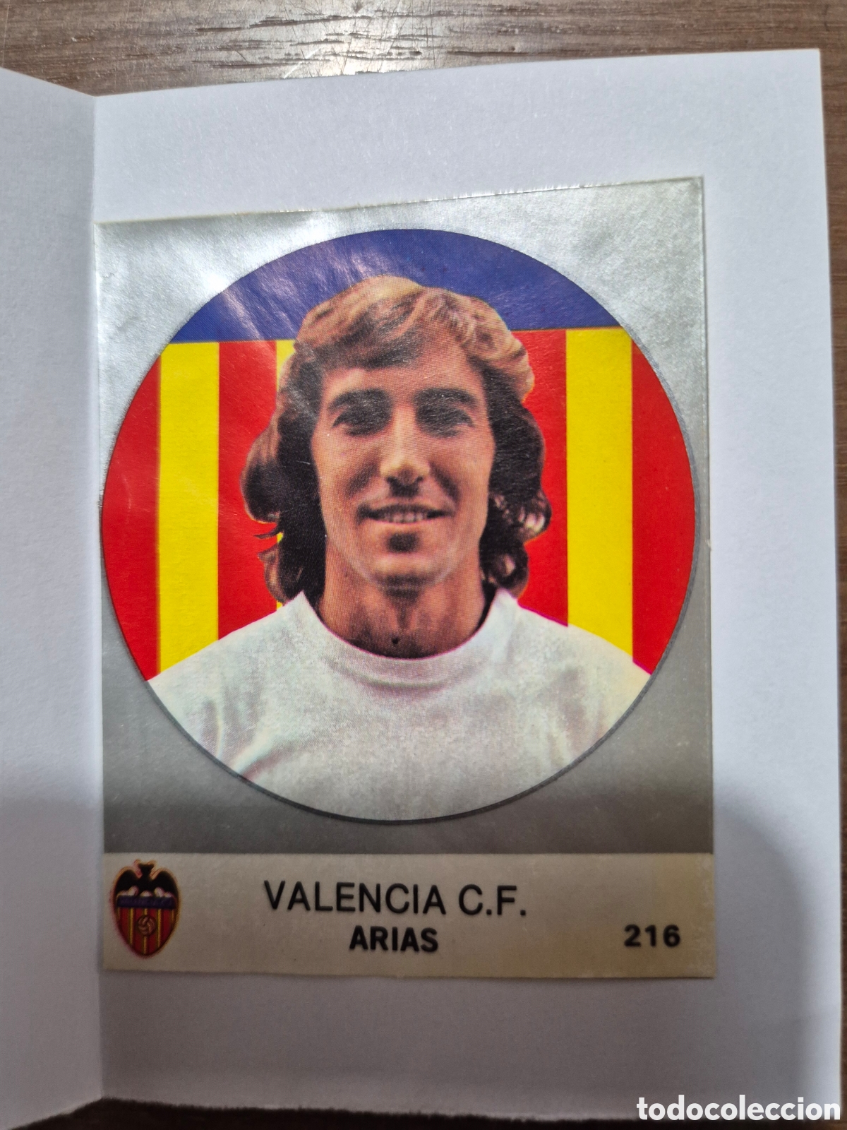 Cromos de Futebol: ARIAS VALENCIA N&ordm; 216 LIGA 83 - 84 J. MERCHANTE