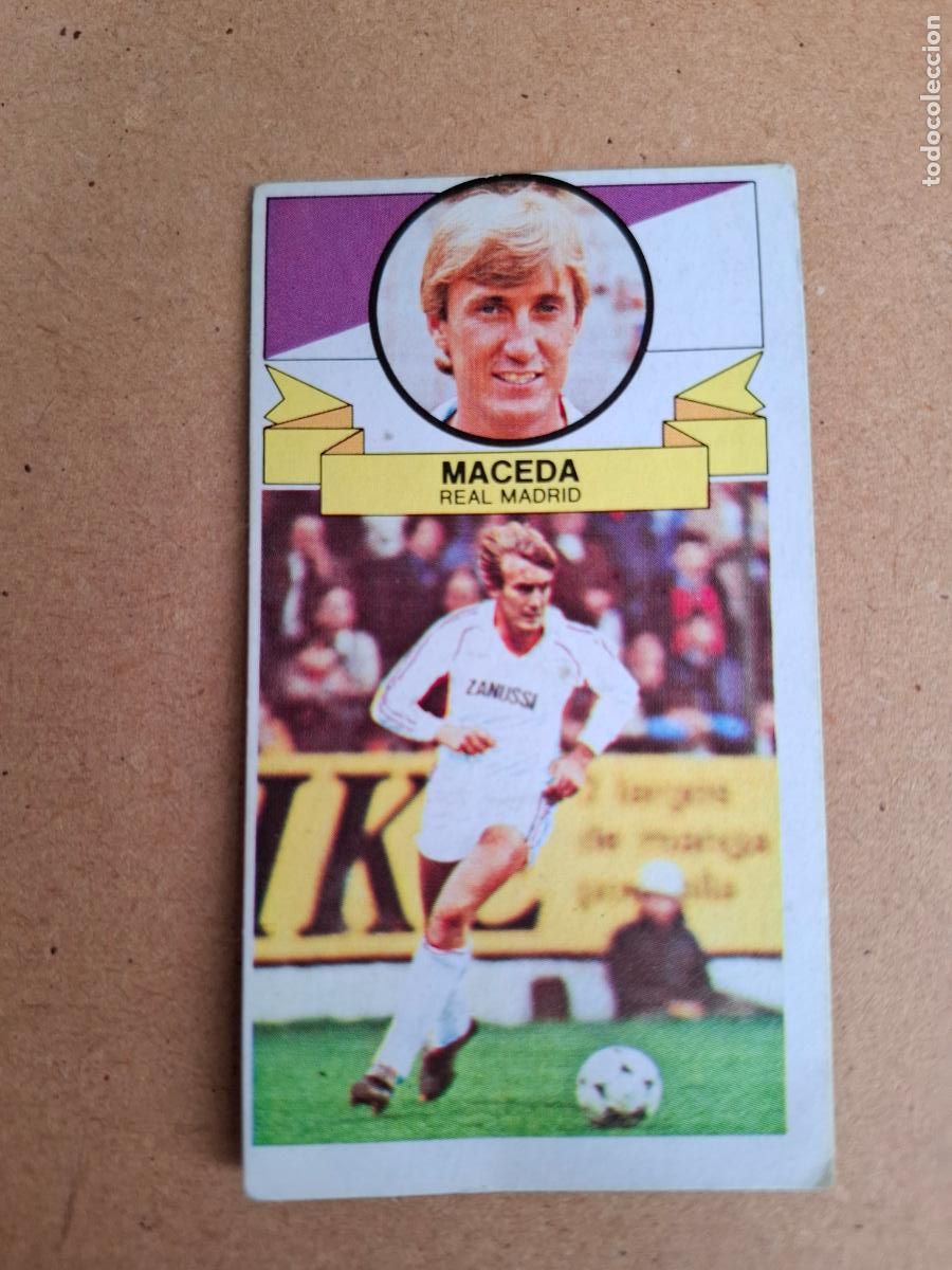 Cromos de F&uacute;tbol: ESTE 85 86 1985 1986 - FICHAJE 12 MACEDA - REAL MADRID ( NUNCA PEGADO ) CP8