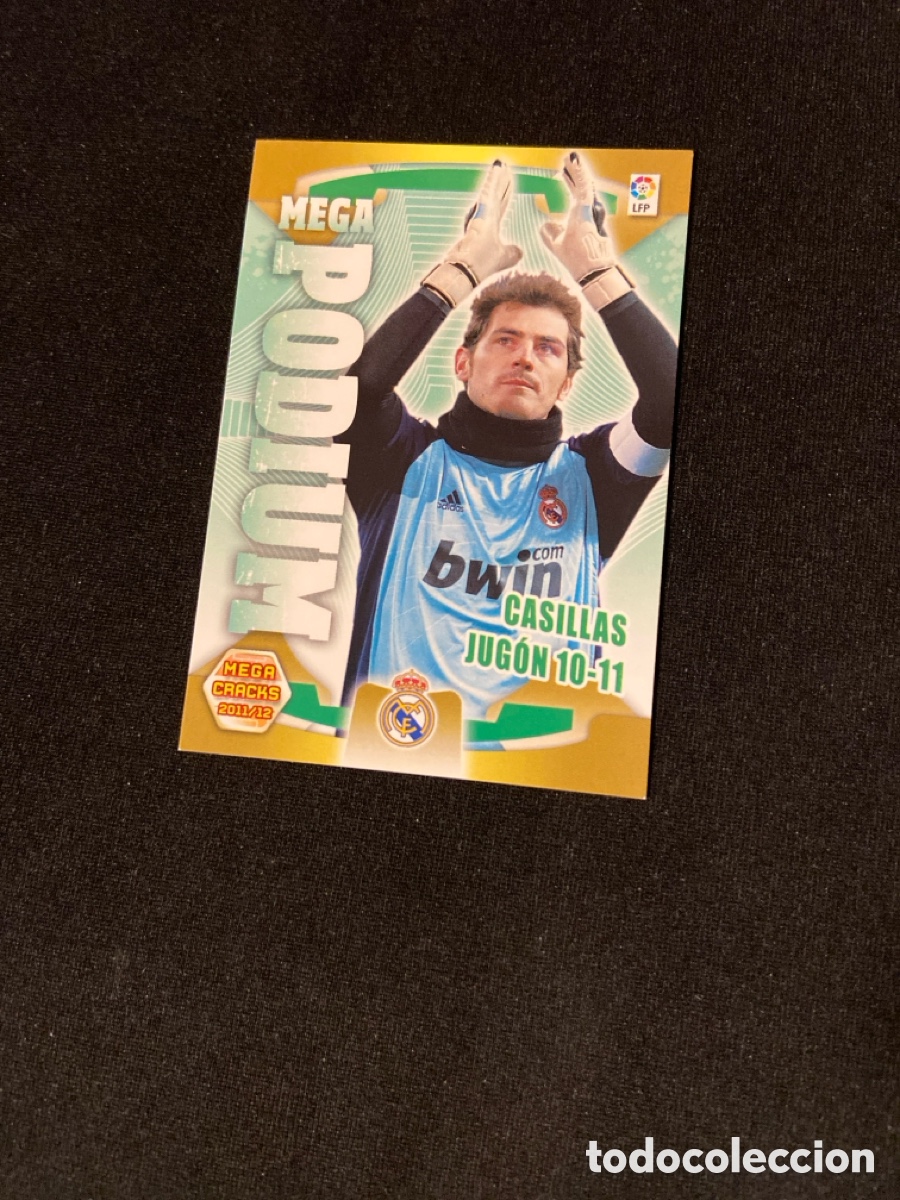 Cromos de F&uacute;tbol: CASILLAS 368 MEGA PODIUM (REAL MADRID)
