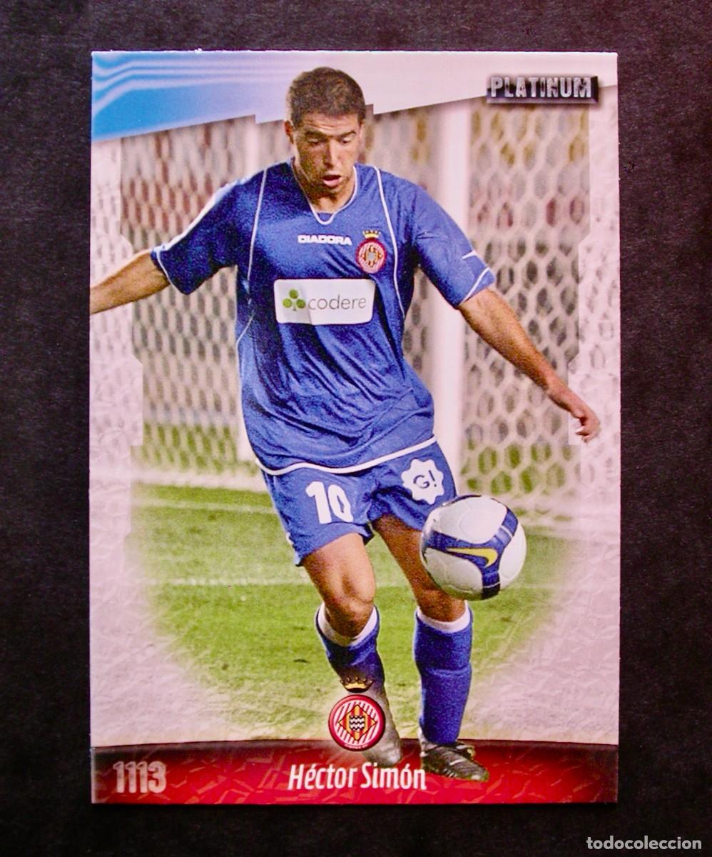 Cromos de F&uacute;tbol: 1113 H&Eacute;CTOR SIM&Oacute;N / GIRONA / FICHAS DE LA LIGA 2008 2009 08 09 / MUNDICROMO