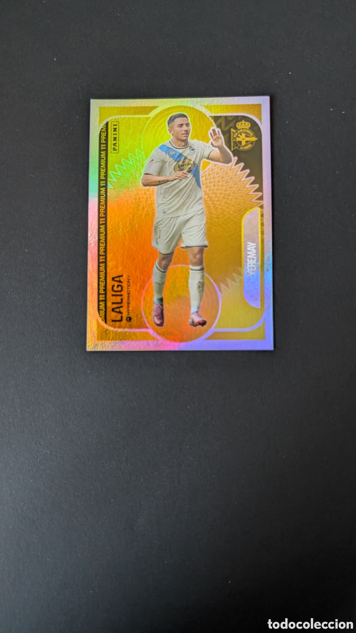 Cromos de F&uacute;tbol: YEREMAY DEPORTIVO PREMIUM HYPERMOTION SEGUNDA 2 DIVISION LIGA 2025/2026 25 26 NUNCA PEGADO SIN PEGAR