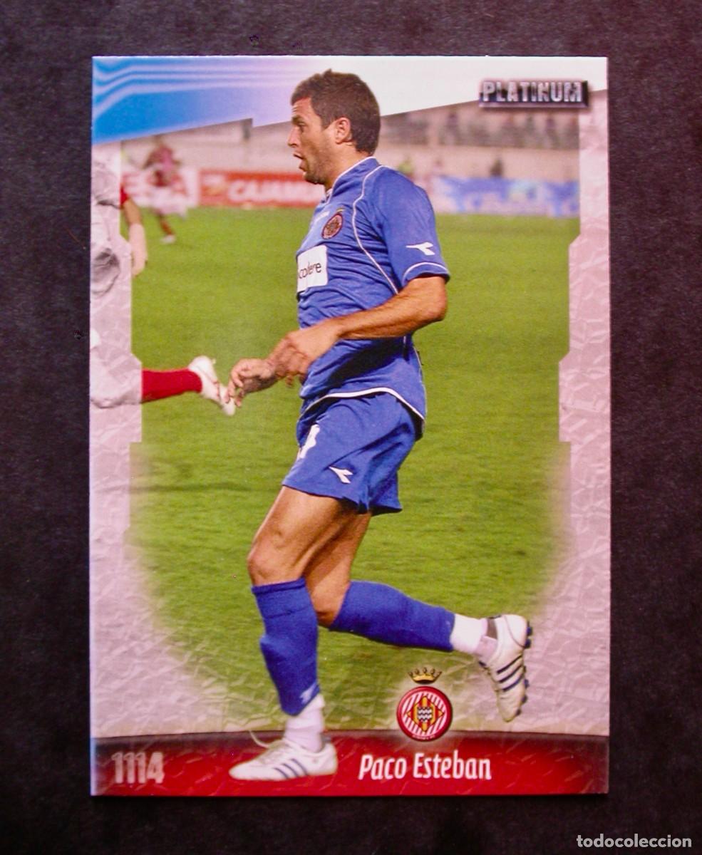 Cromos de F&uacute;tbol: 1114 PACO ESTEBAN / GIRONA / FICHAS DE LA LIGA 2008 2009 08 09 / MUNDICROMO