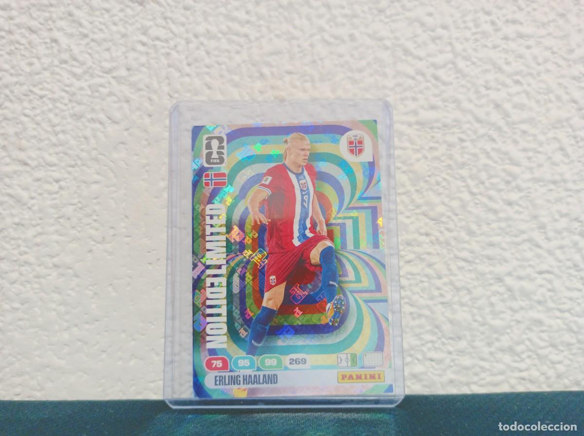 Cromos de F&uacute;tbol: EDICION LIMITADA ERLING HAALAND ESPECIAL NORUEGA ADRENALYN MUNDIAL FIFA WORLD CUP 26 2026 PANINI