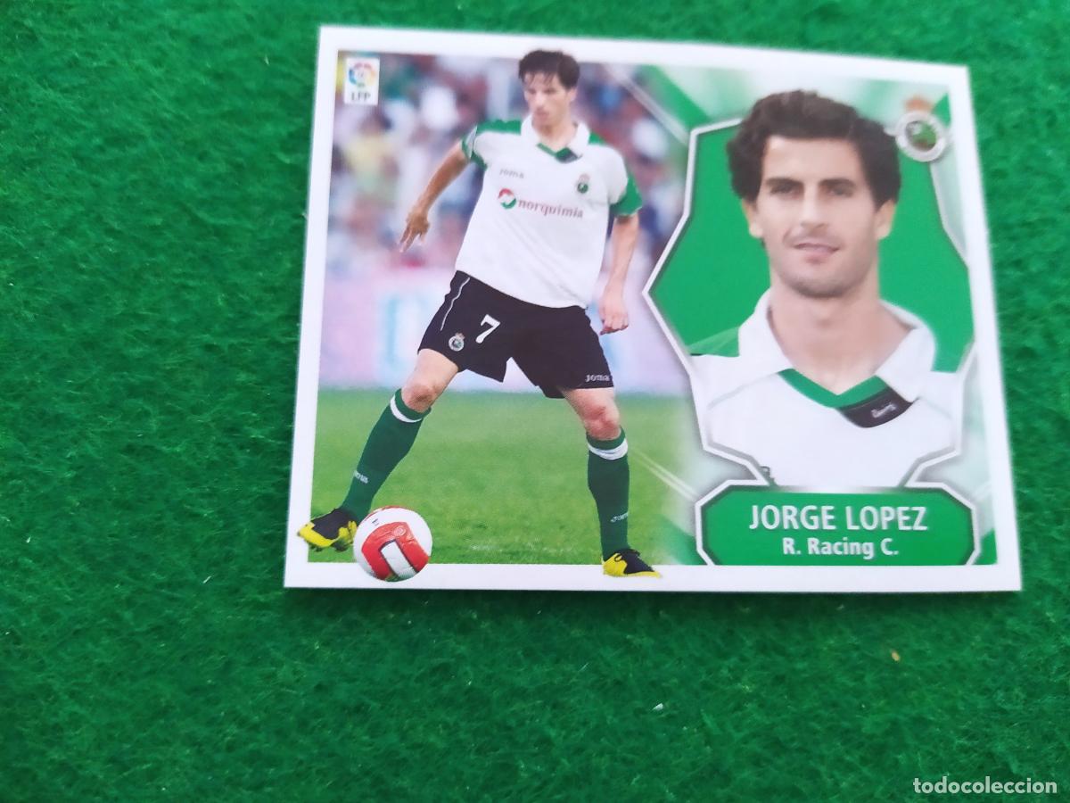 Football Stickers: Liga este 2008 2009 08 09 nuevo sin pegar - RACING DE SANTANDER - JORGE LOPEZ