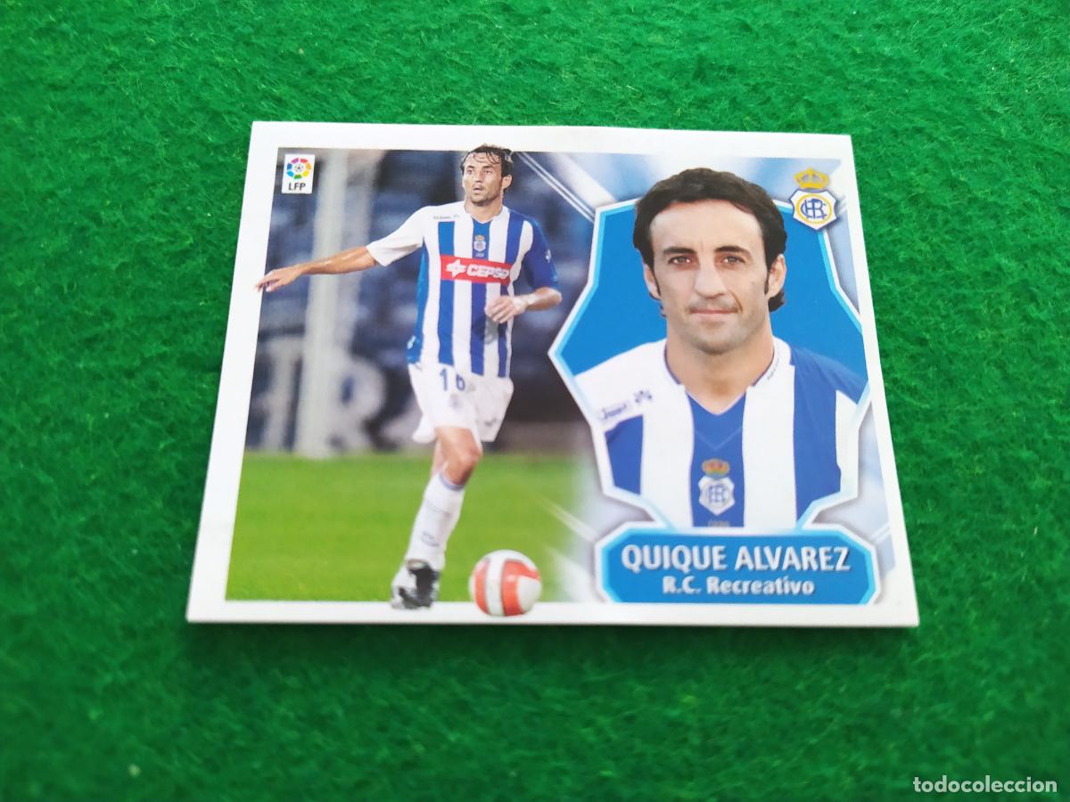 Cromos de F&uacute;tbol: Liga este 2008 2009 08 09 nuevo sin pegar - RECREATIVO DE HUELVA - QUIQUE ALVAREZ